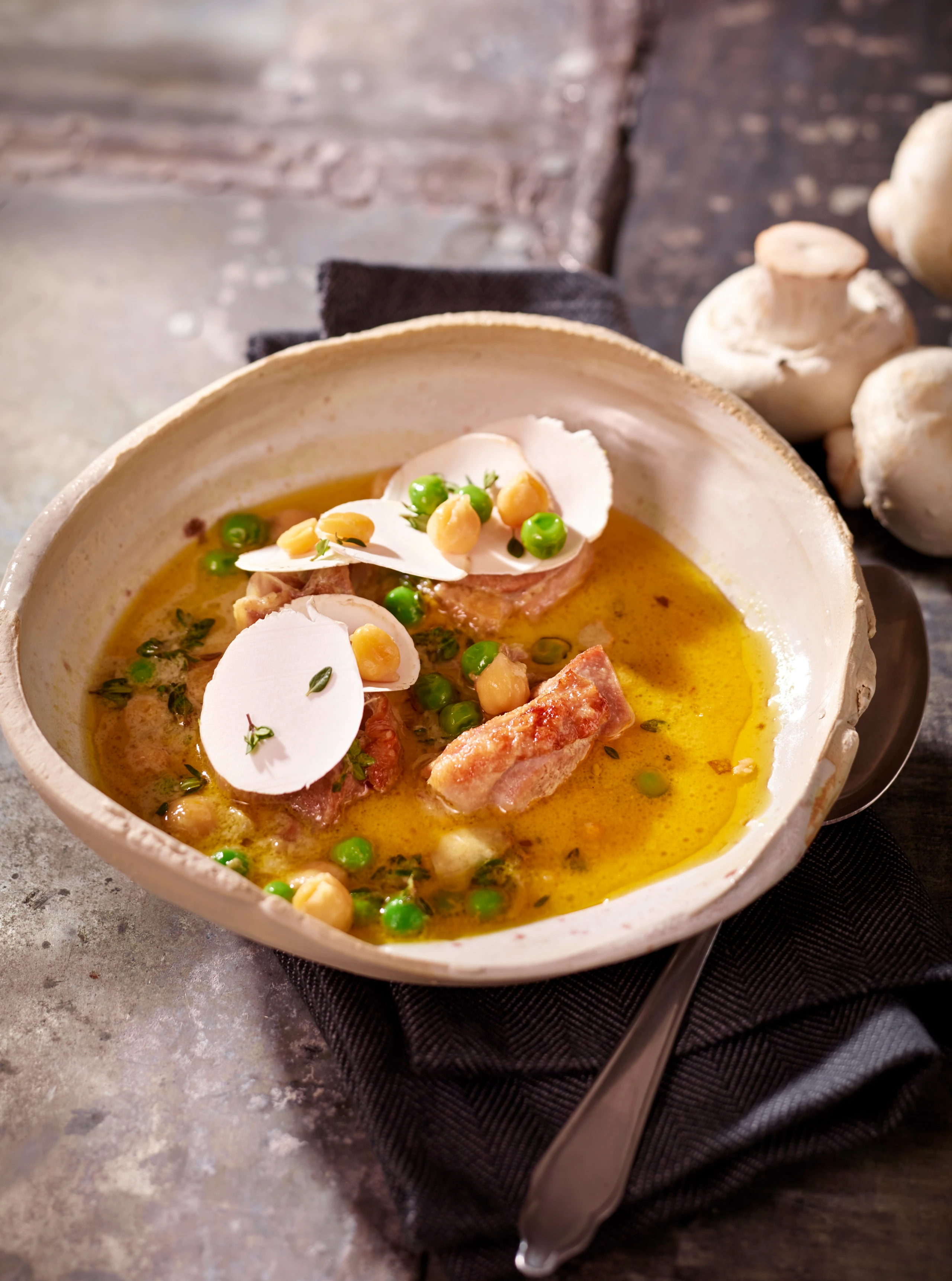 Puten-Eintopf mit Kichererbsen