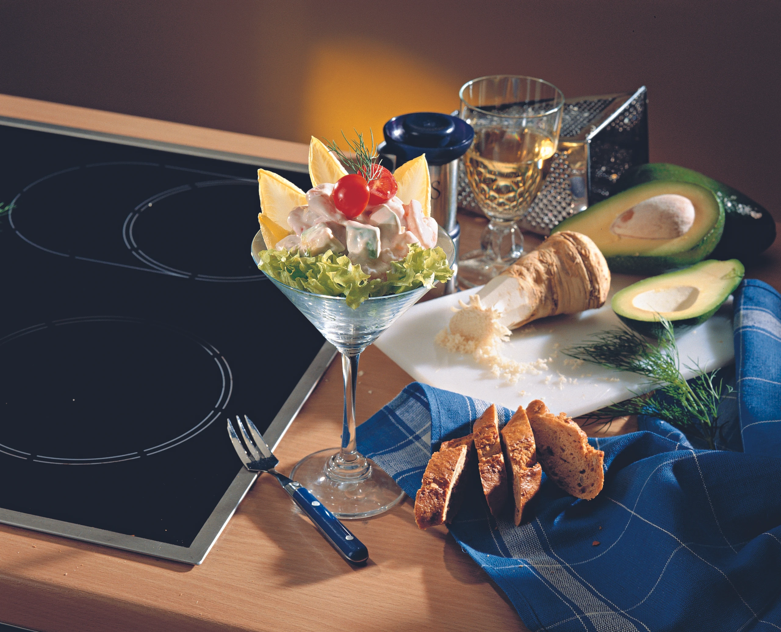 Shrimps-Cocktail mit Avocado