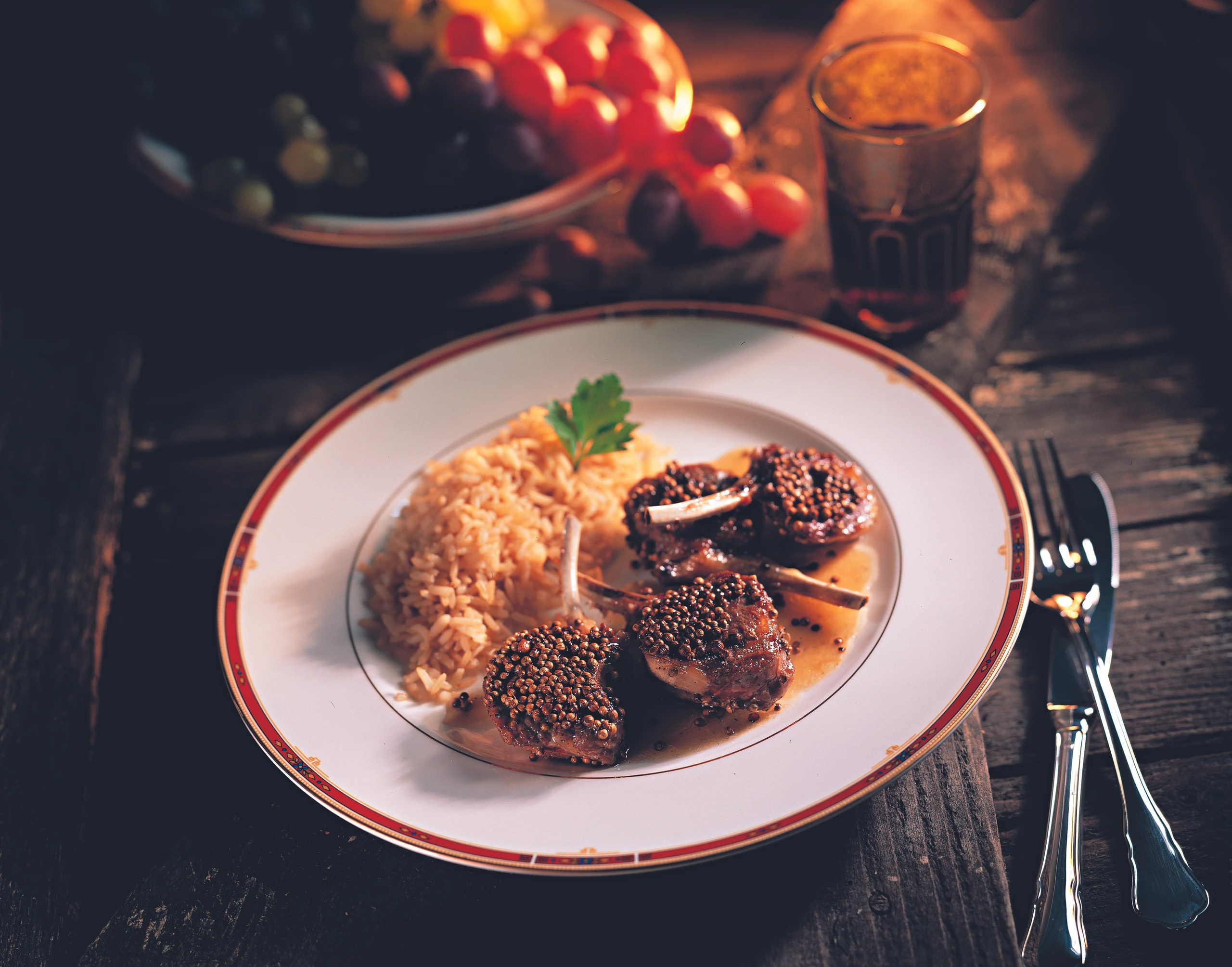 Gebratene Lammkoteletts