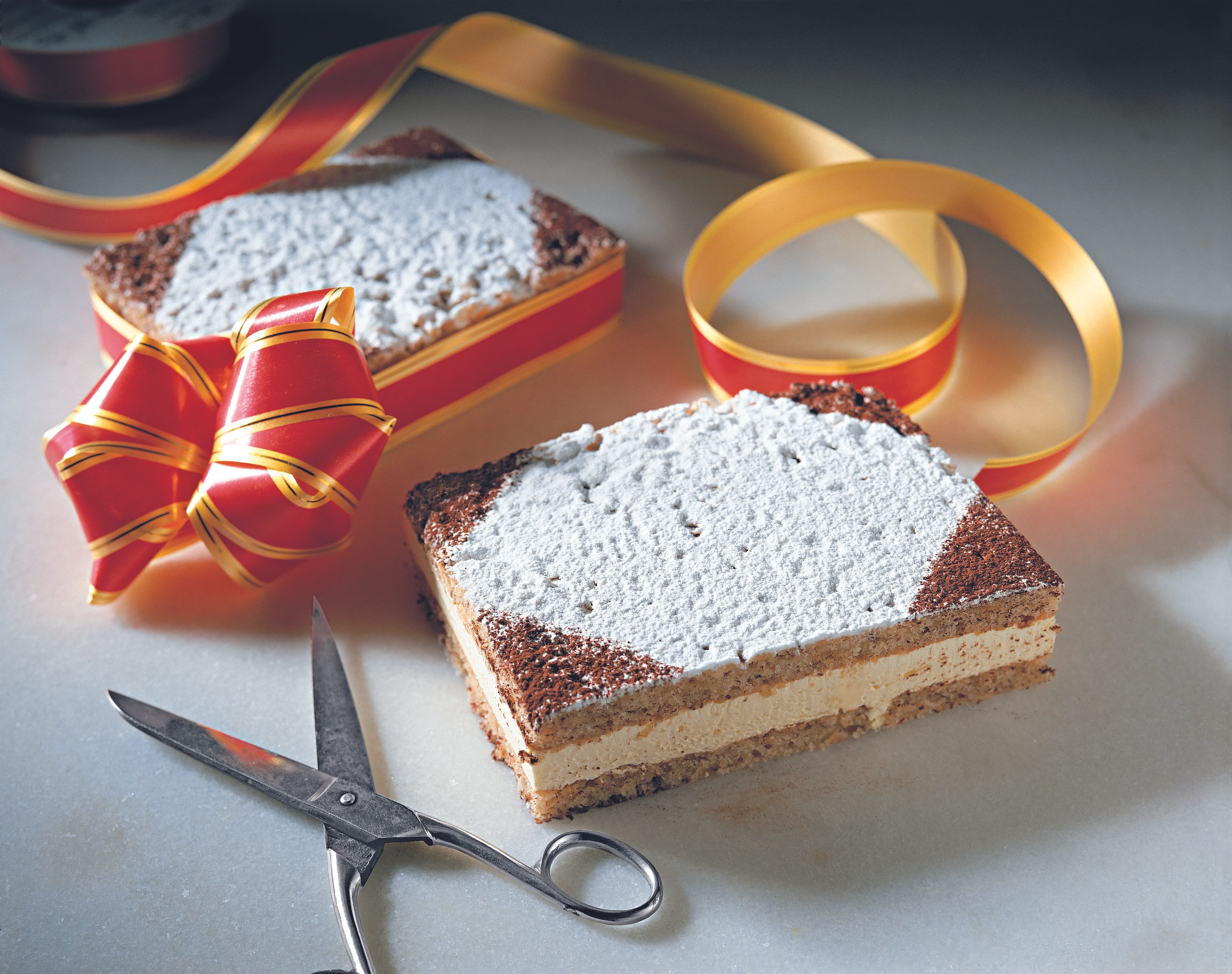 Miserable: Belgischer Mandelkuchen mit Vanillecreme