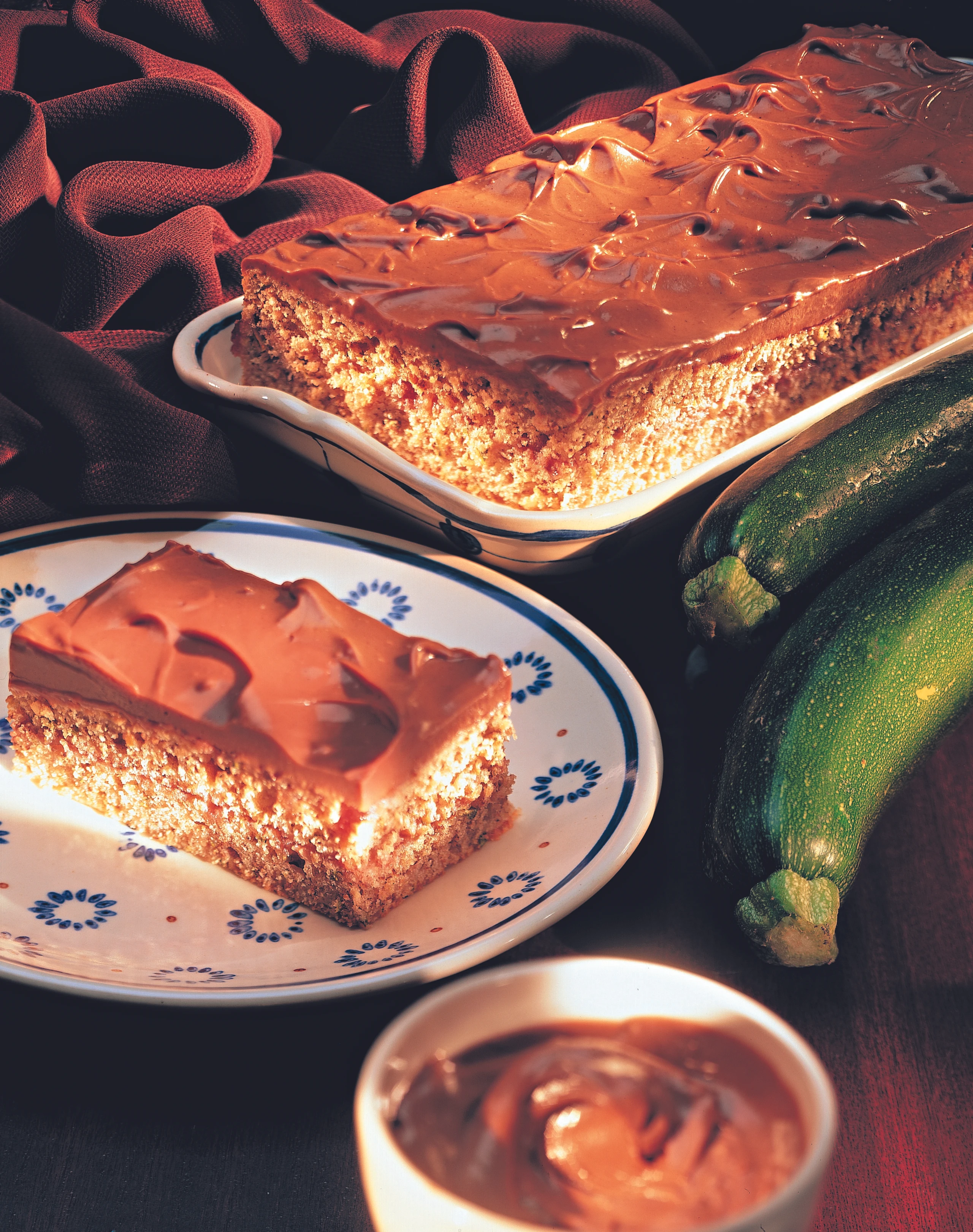 Zucchini-Nougatschnitten