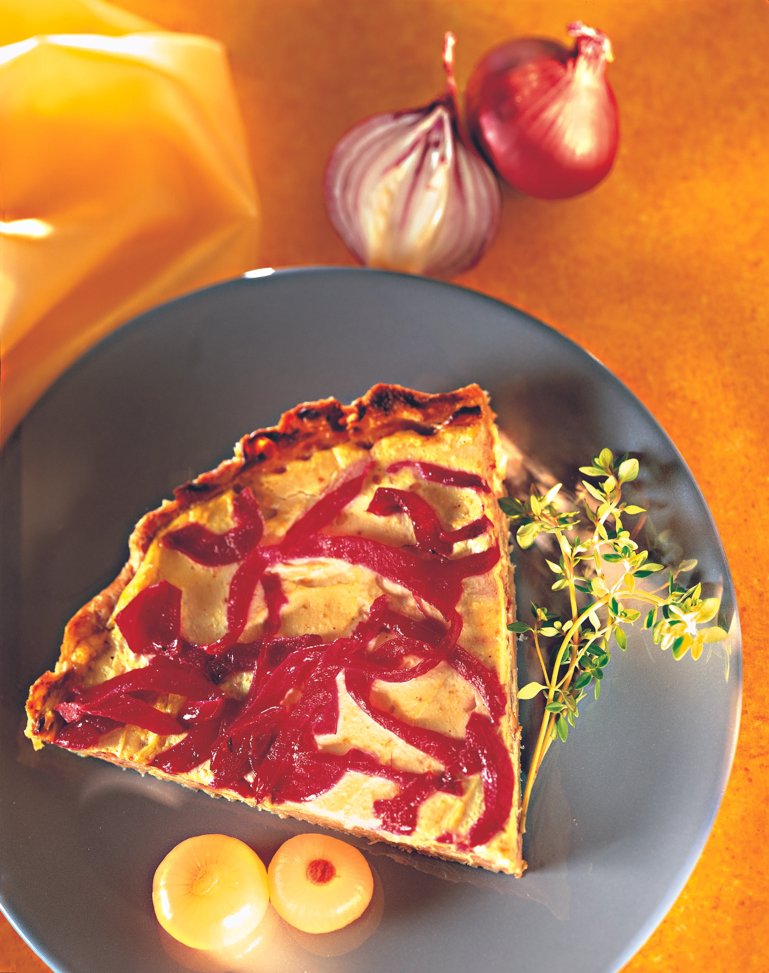 Vegane Zwiebel-Quiche