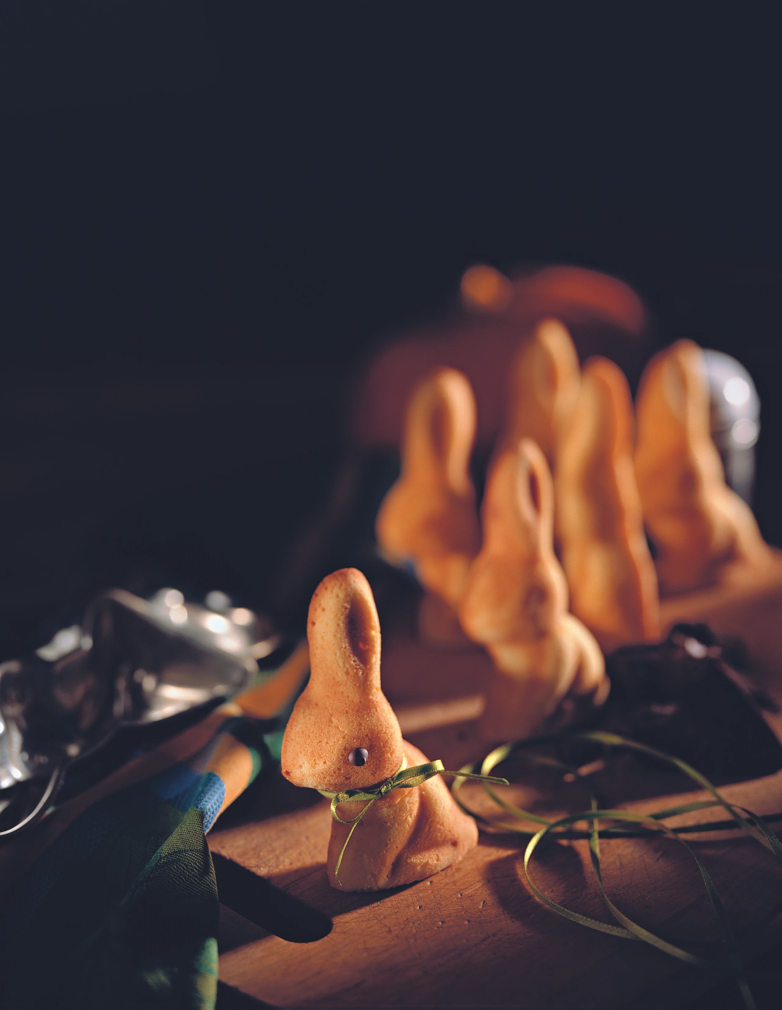 Gebackene Osterhasen und Lämmer