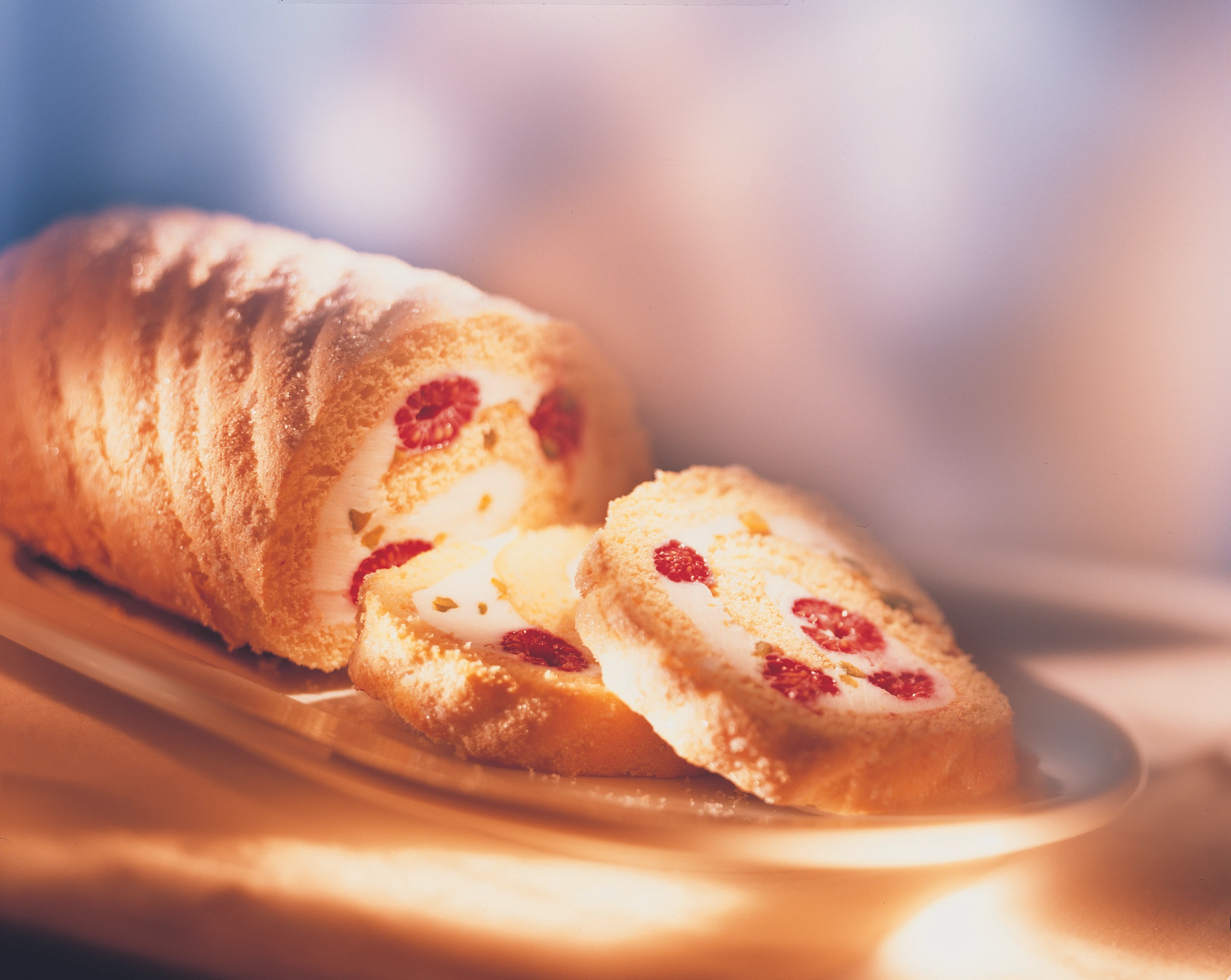 Himbeer-Joghurt-Roulade