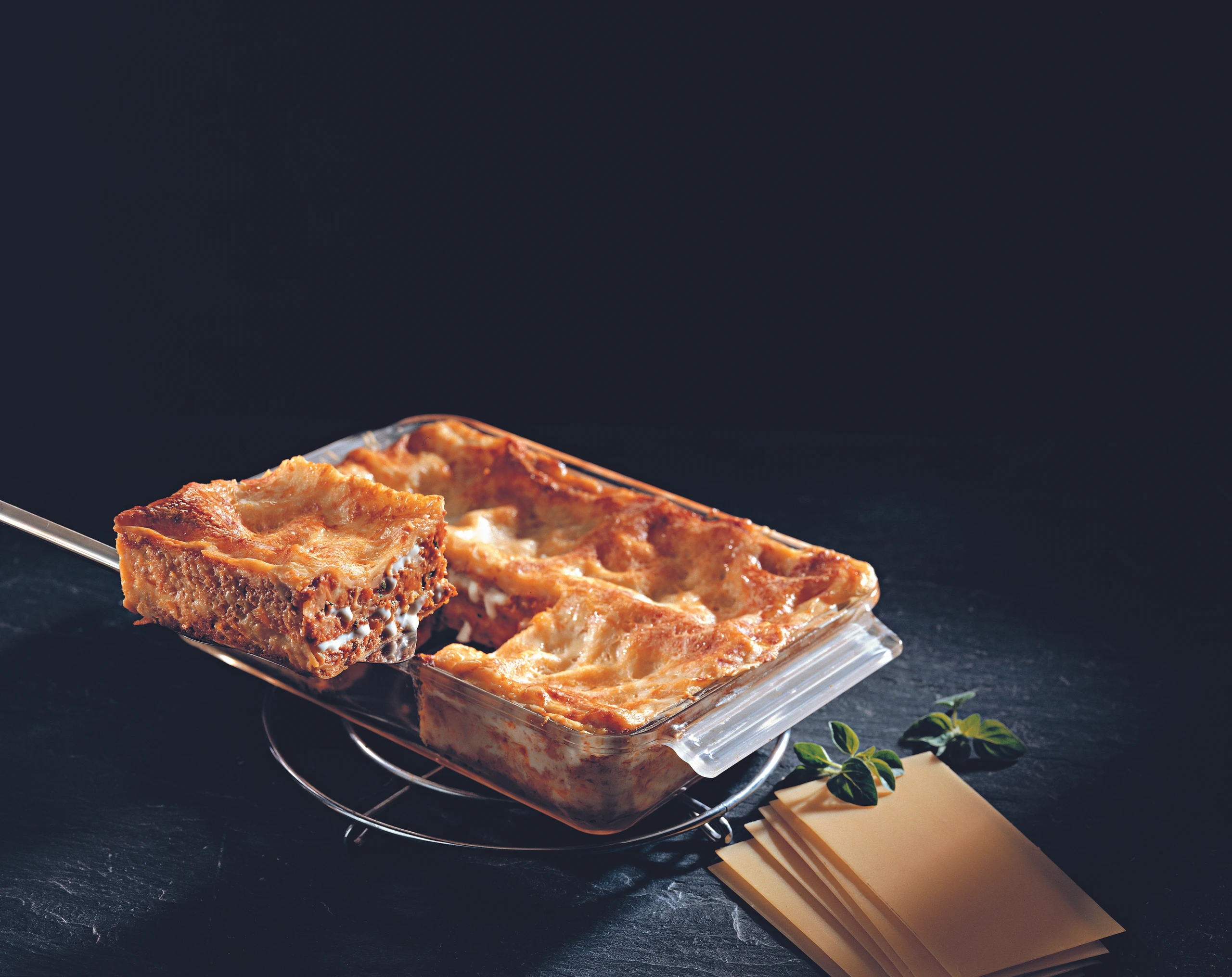 Lasagne al forno mit Ragout
