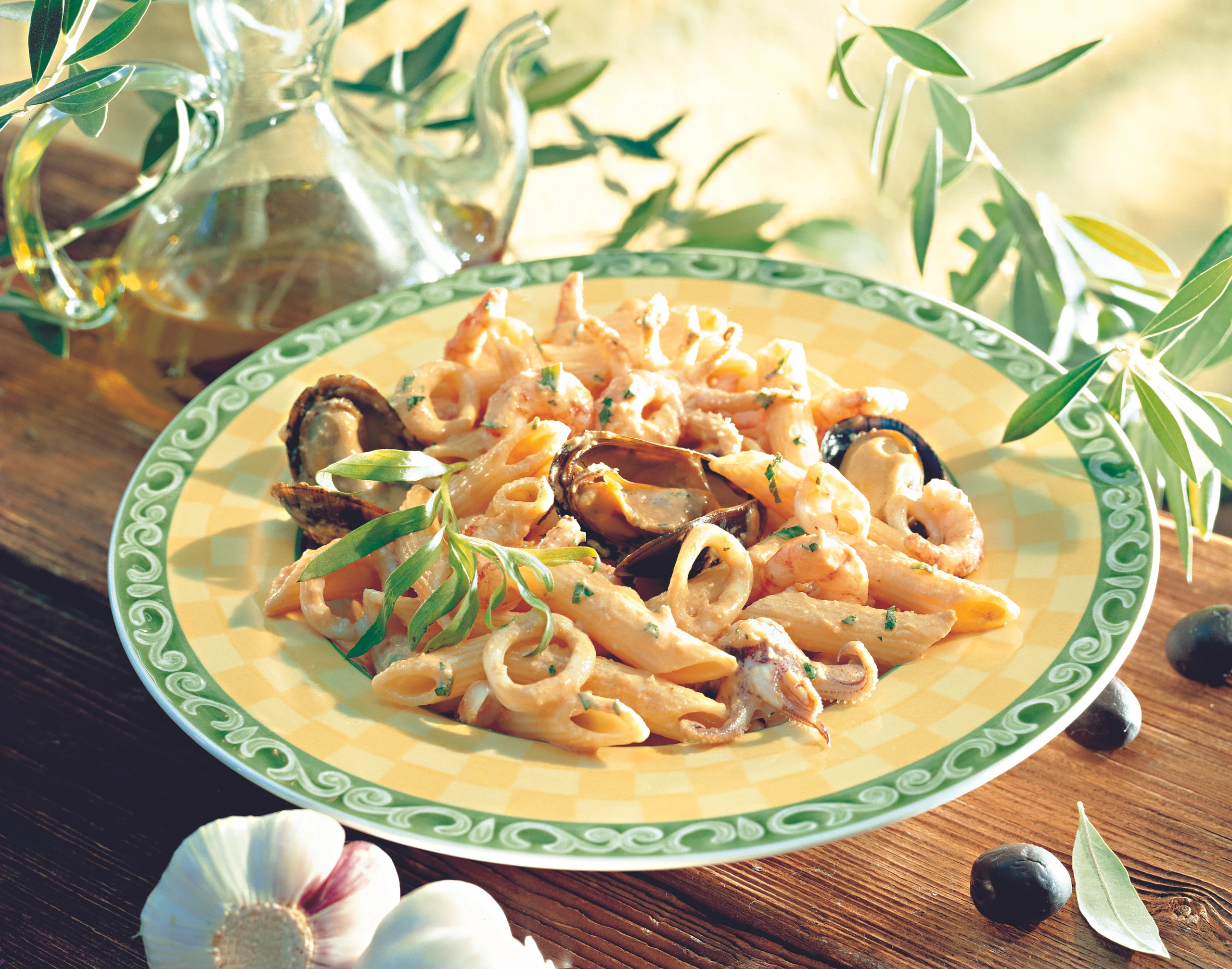 Penne mit Meeresfrüchten