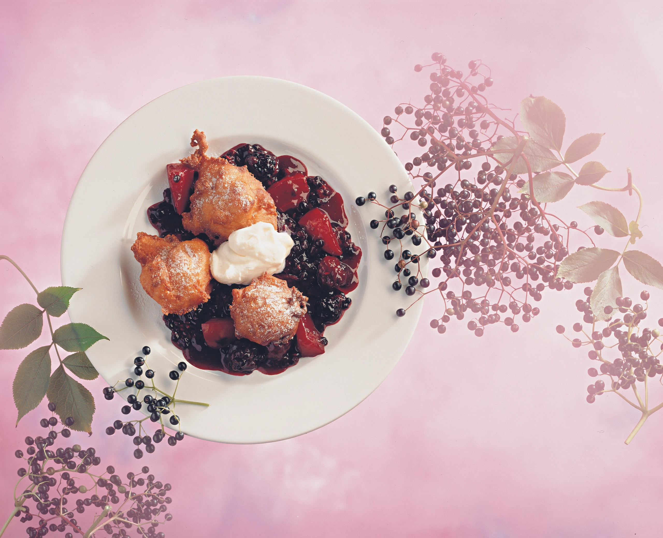 Pignoli-Mäuse mit Hollerkoch