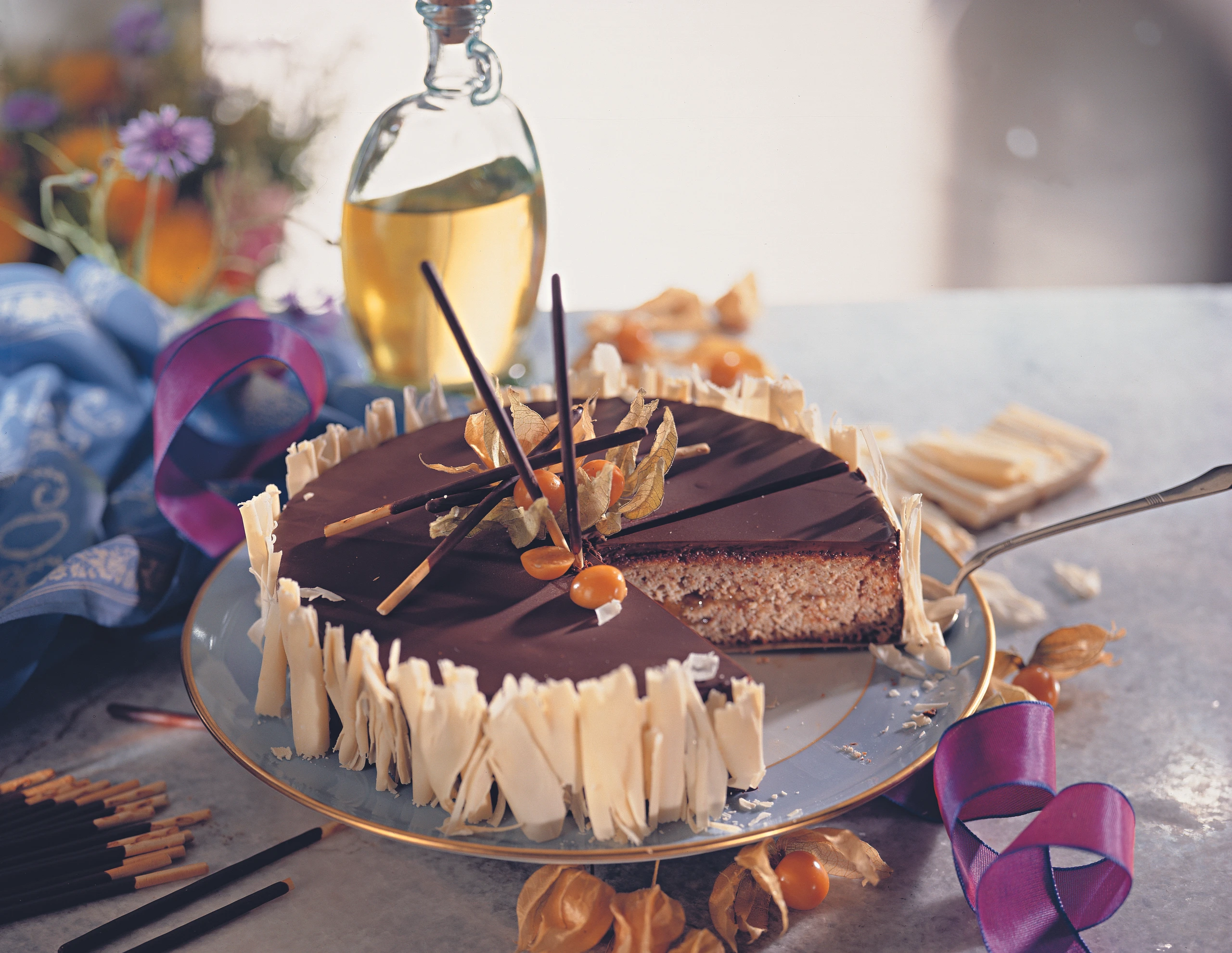 Bananen-Schokoladetorte