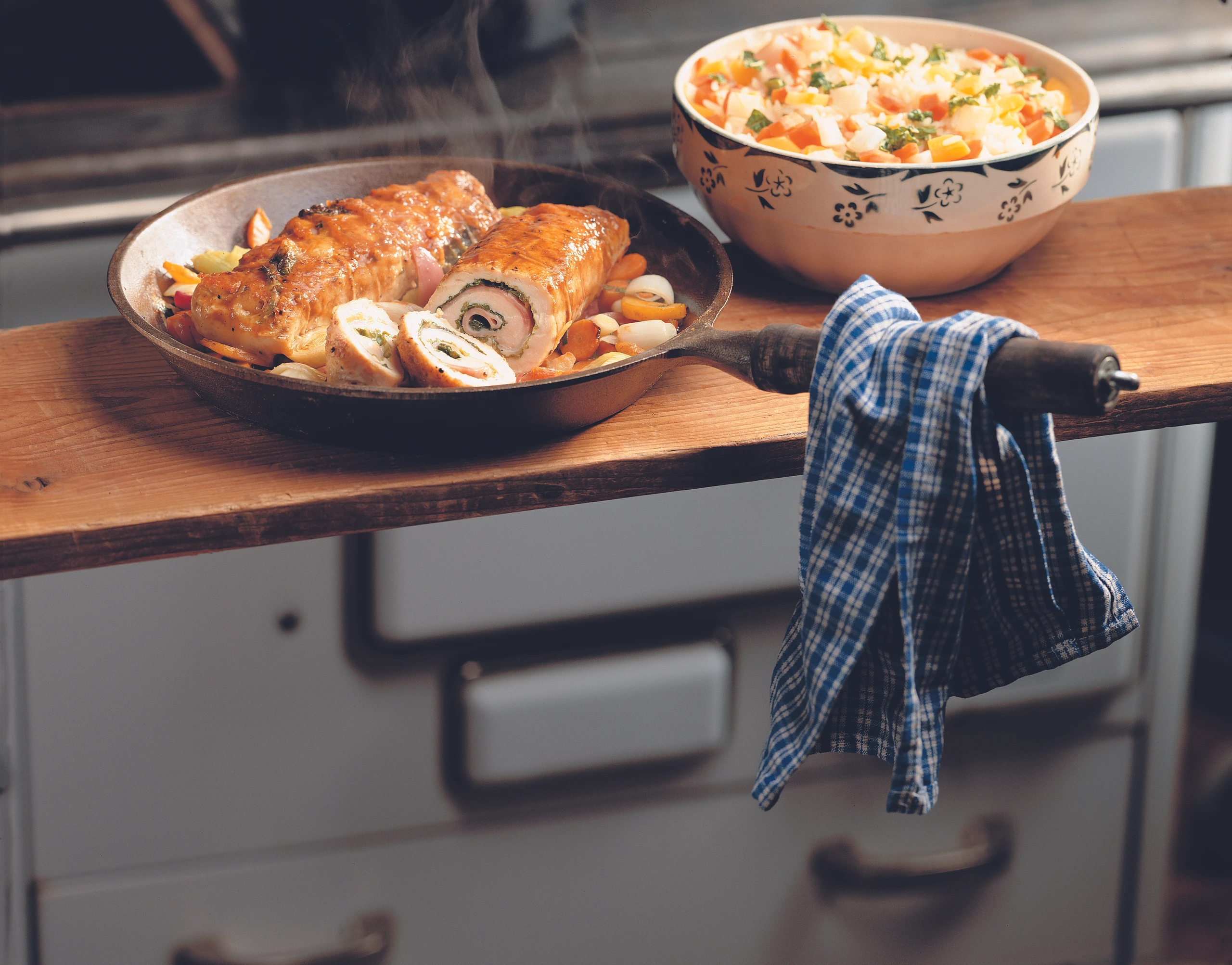 Rouladen mit Schinken-Käsefülle