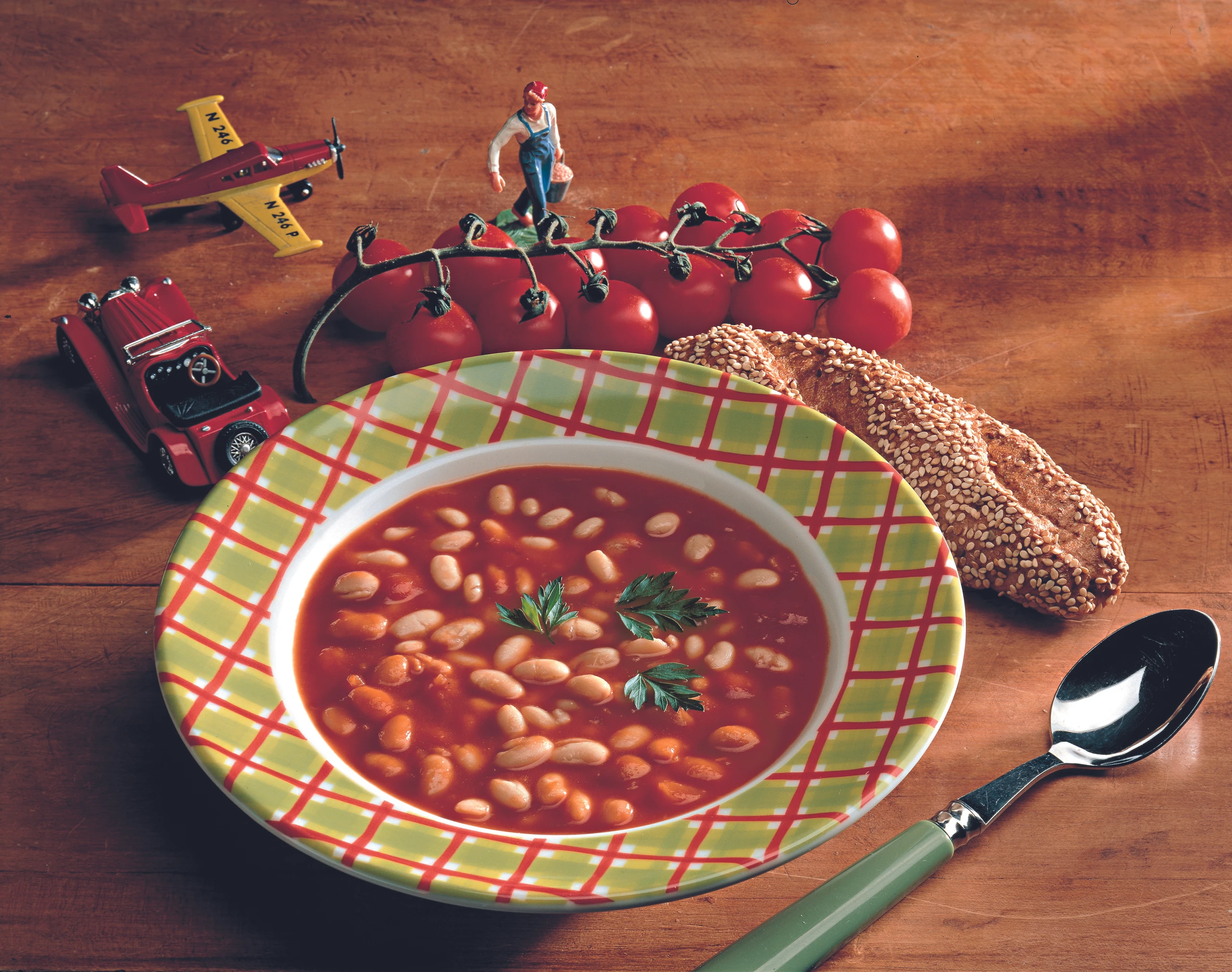 Bohnen-Eintopf mit Kräutern