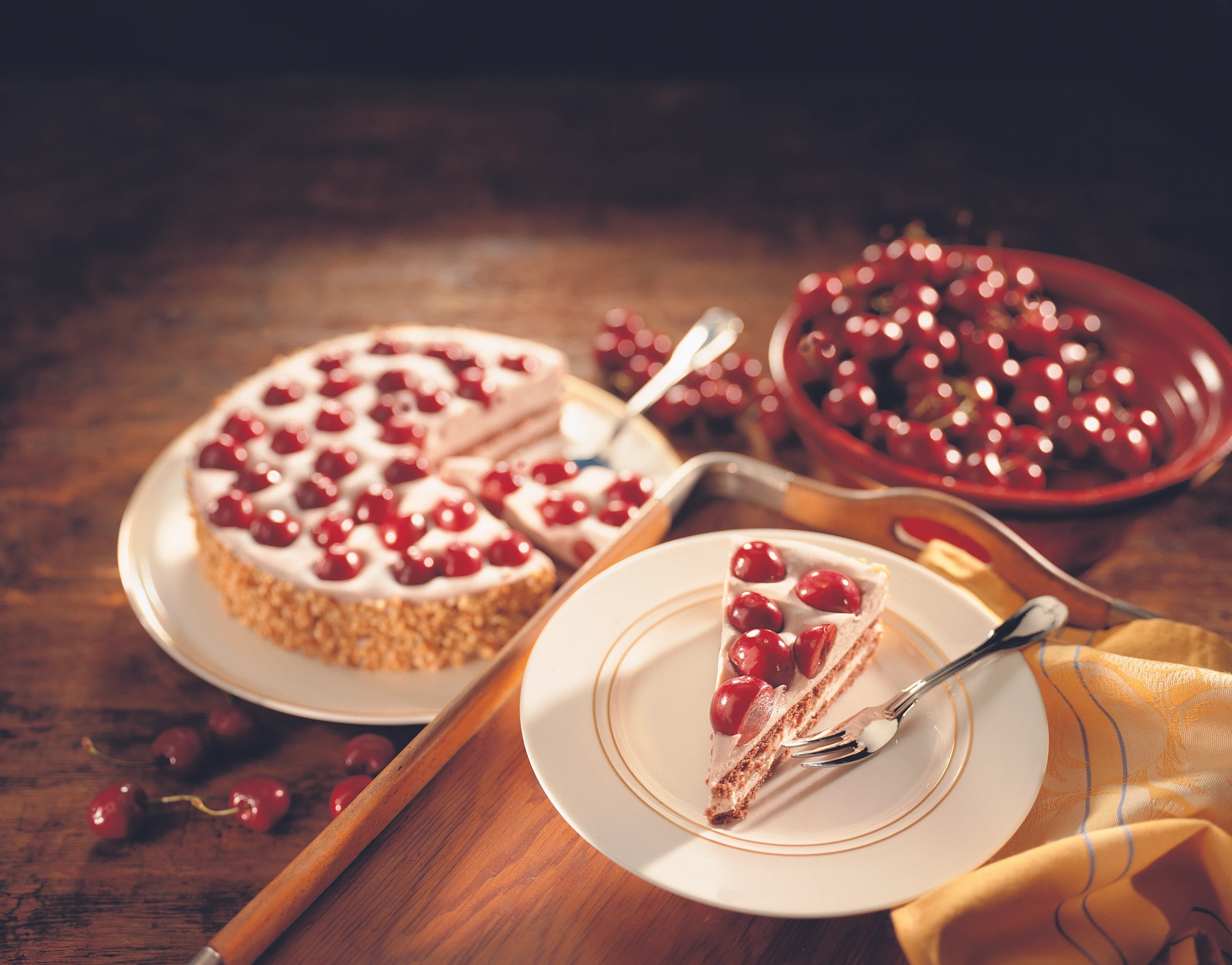 Kirschentorte mit Portweincreme