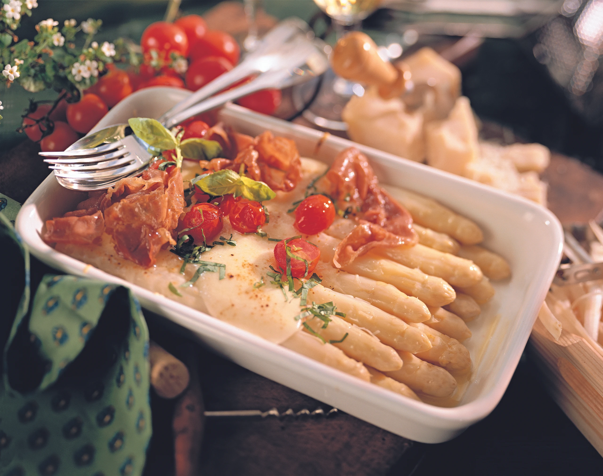 Spargel auf italienische Art