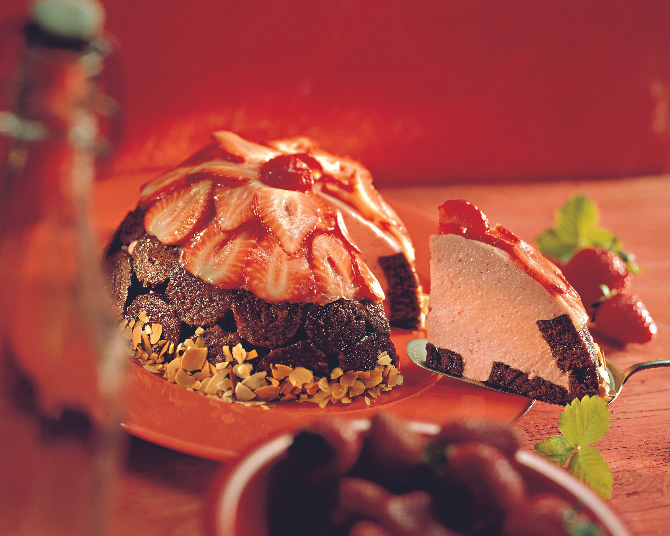 Erdbeer-Schokoladekuppel