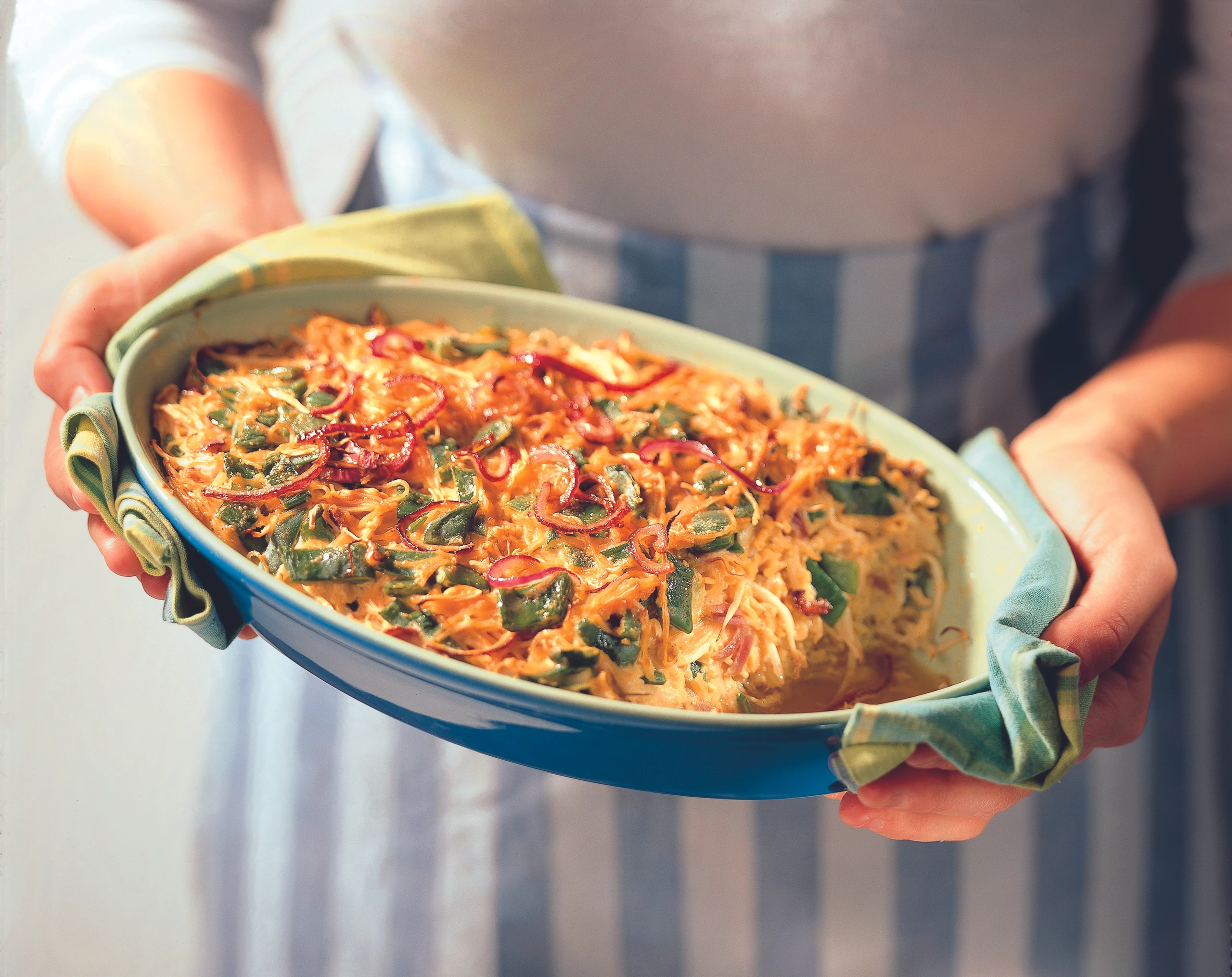 Nudelauflauf mit Tofu und Gemüse