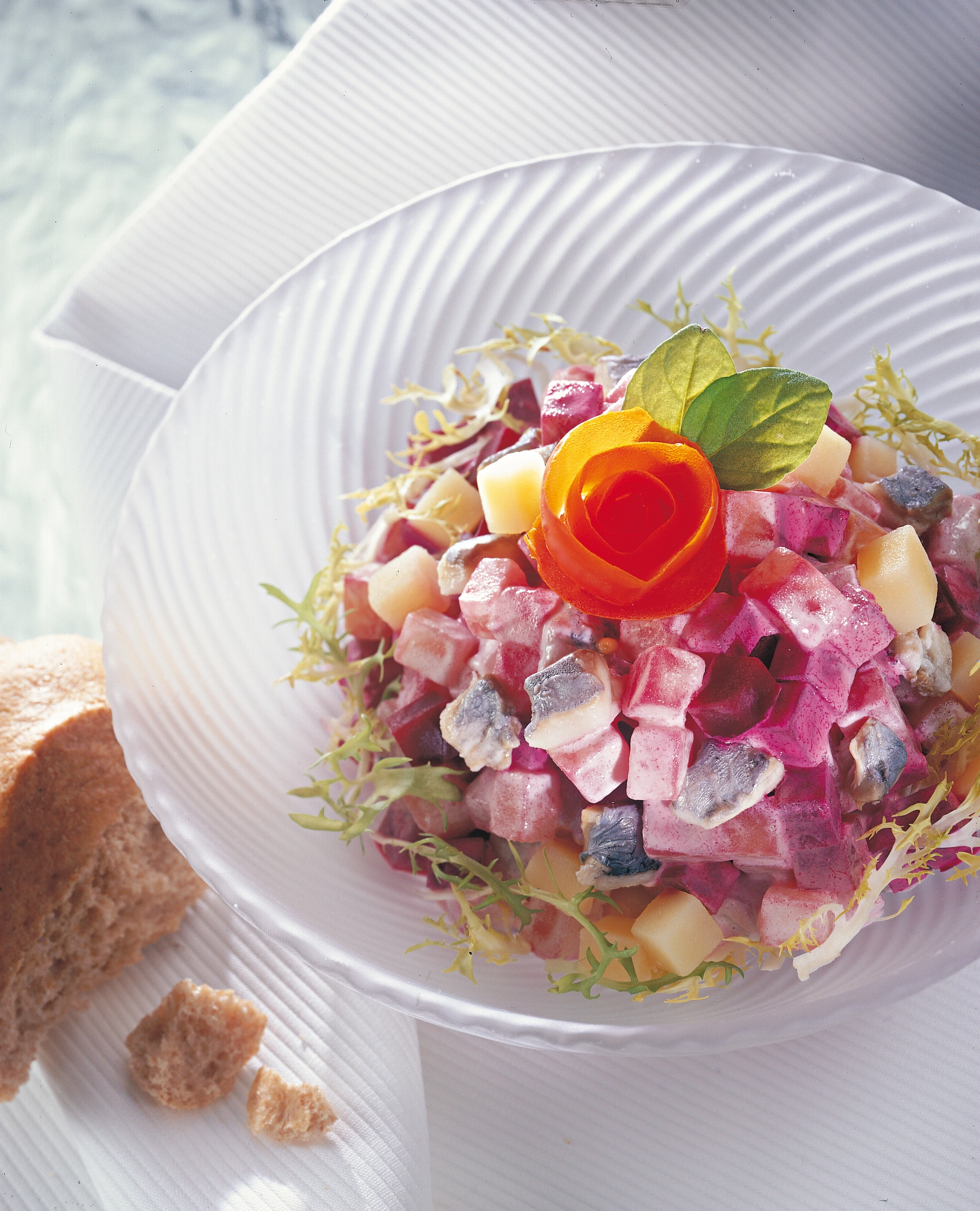 Heringssalat mit Roten Rüben