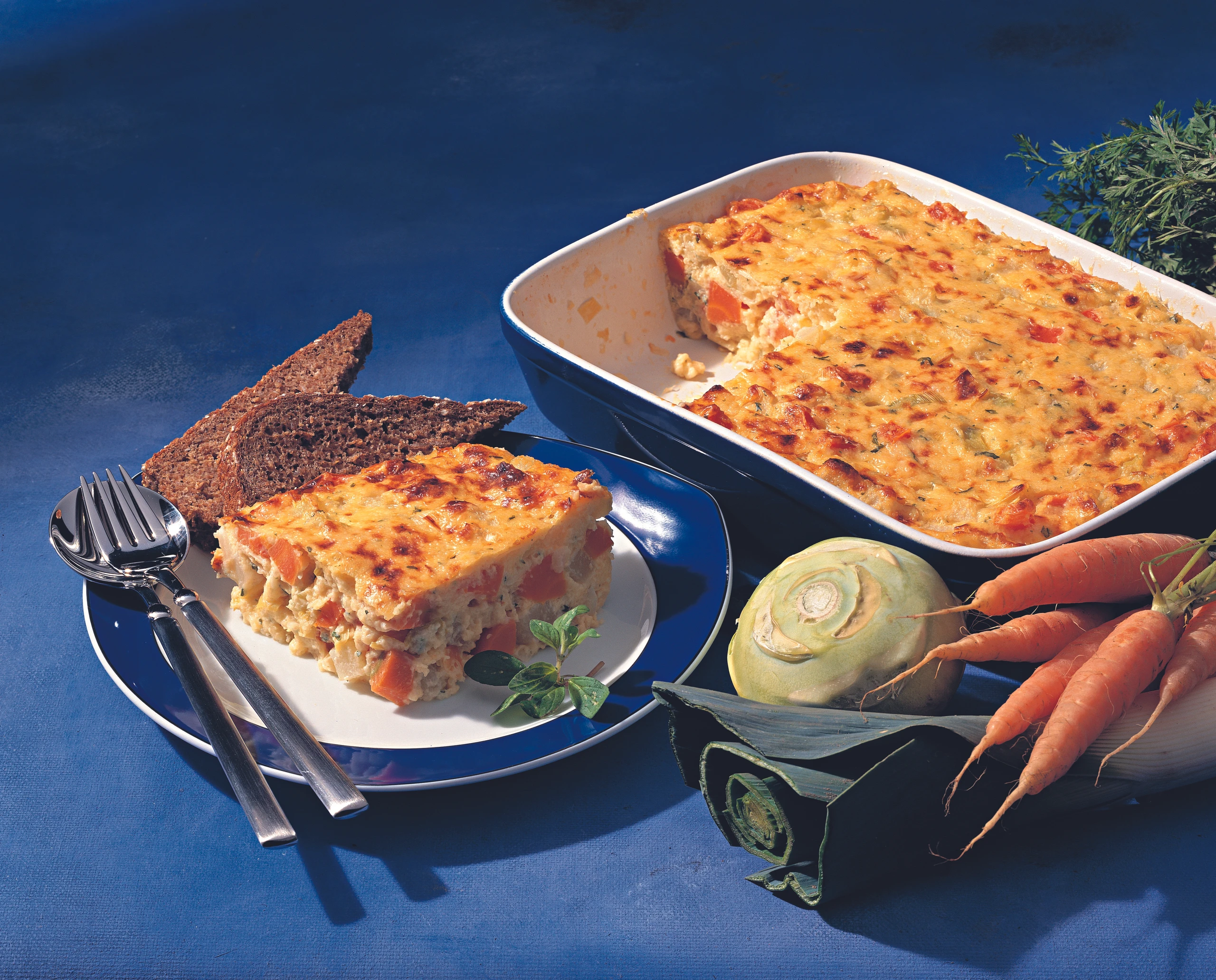 Bunter Gemüseauflauf