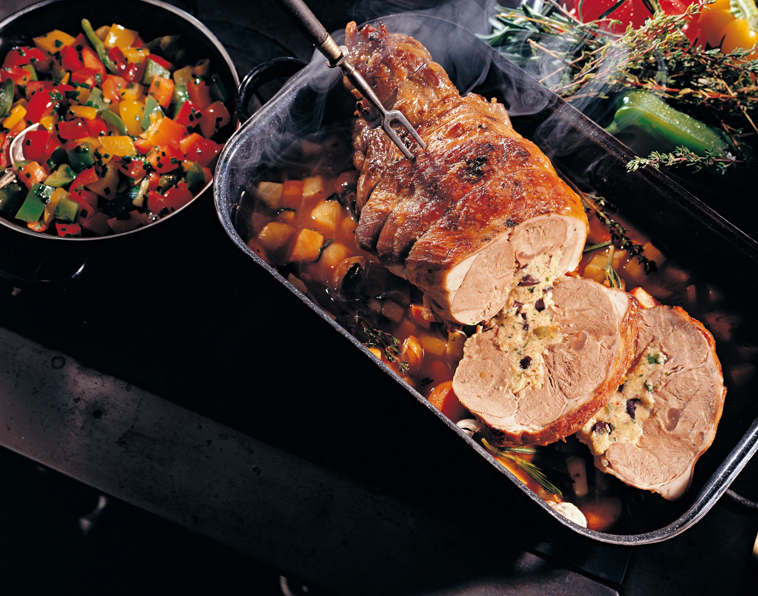 Gefüllte Lammschulter