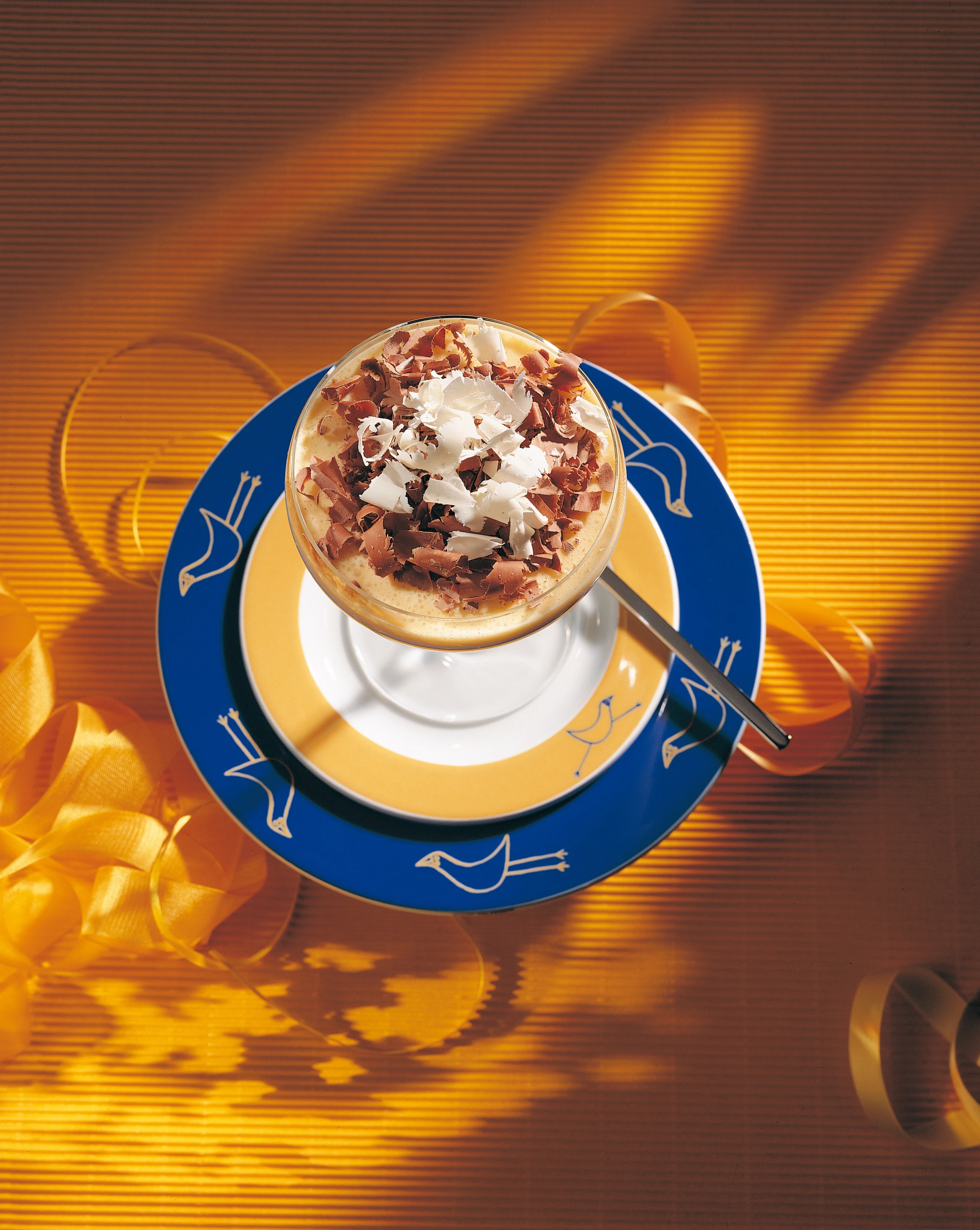 Creme aus weißer Schokolade