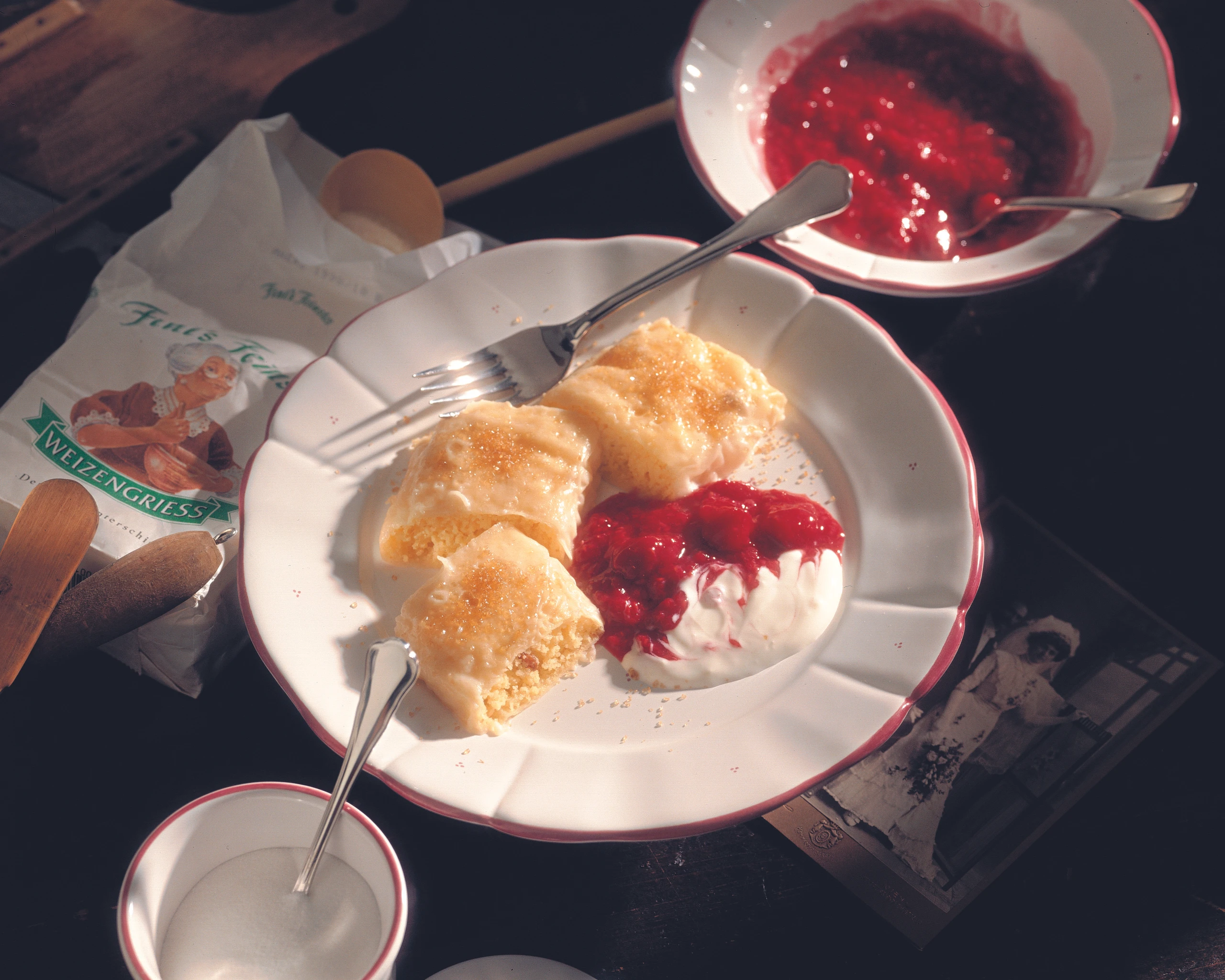 Gekochter Griess-Strudel