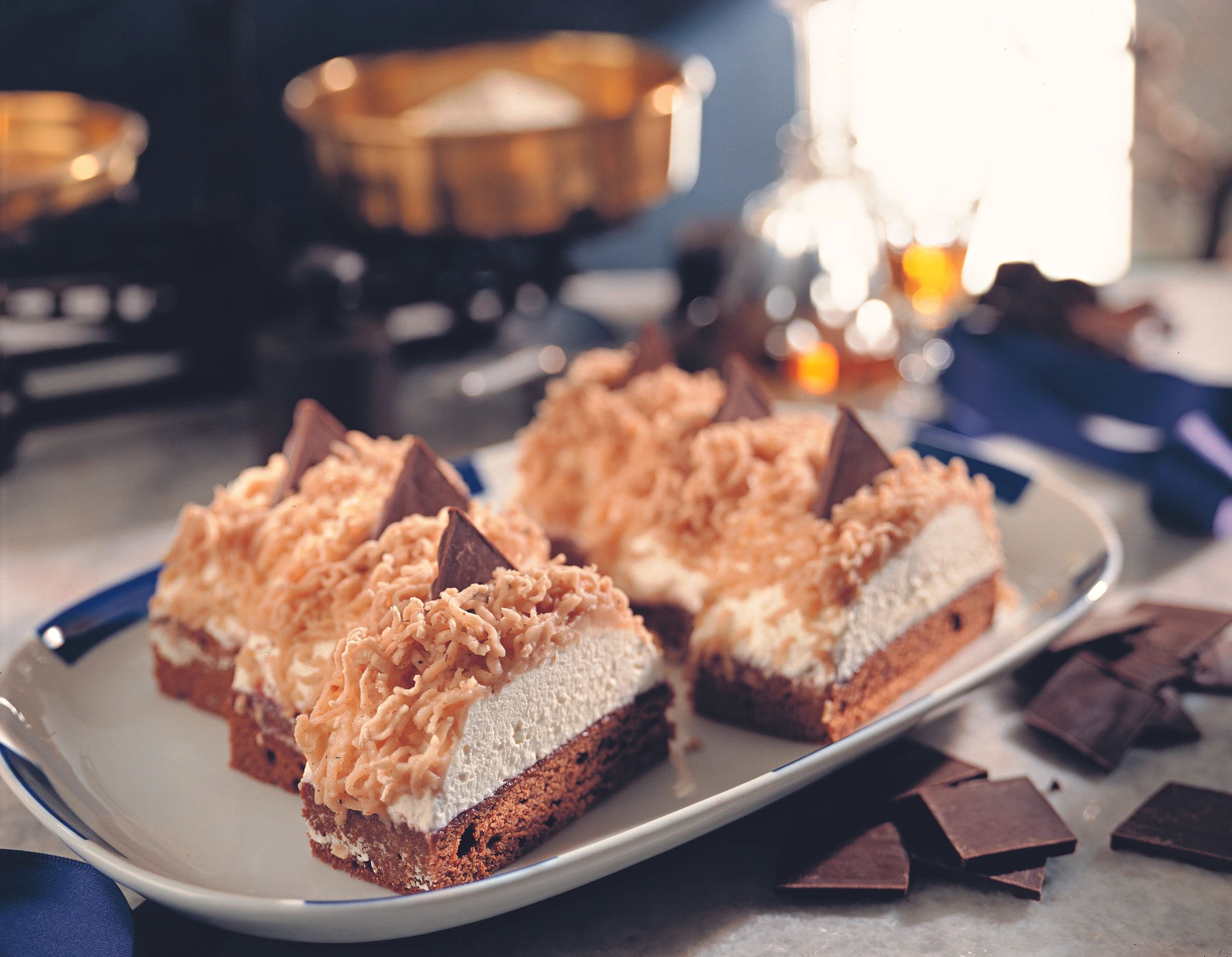 Schokolade-Maronischnitten