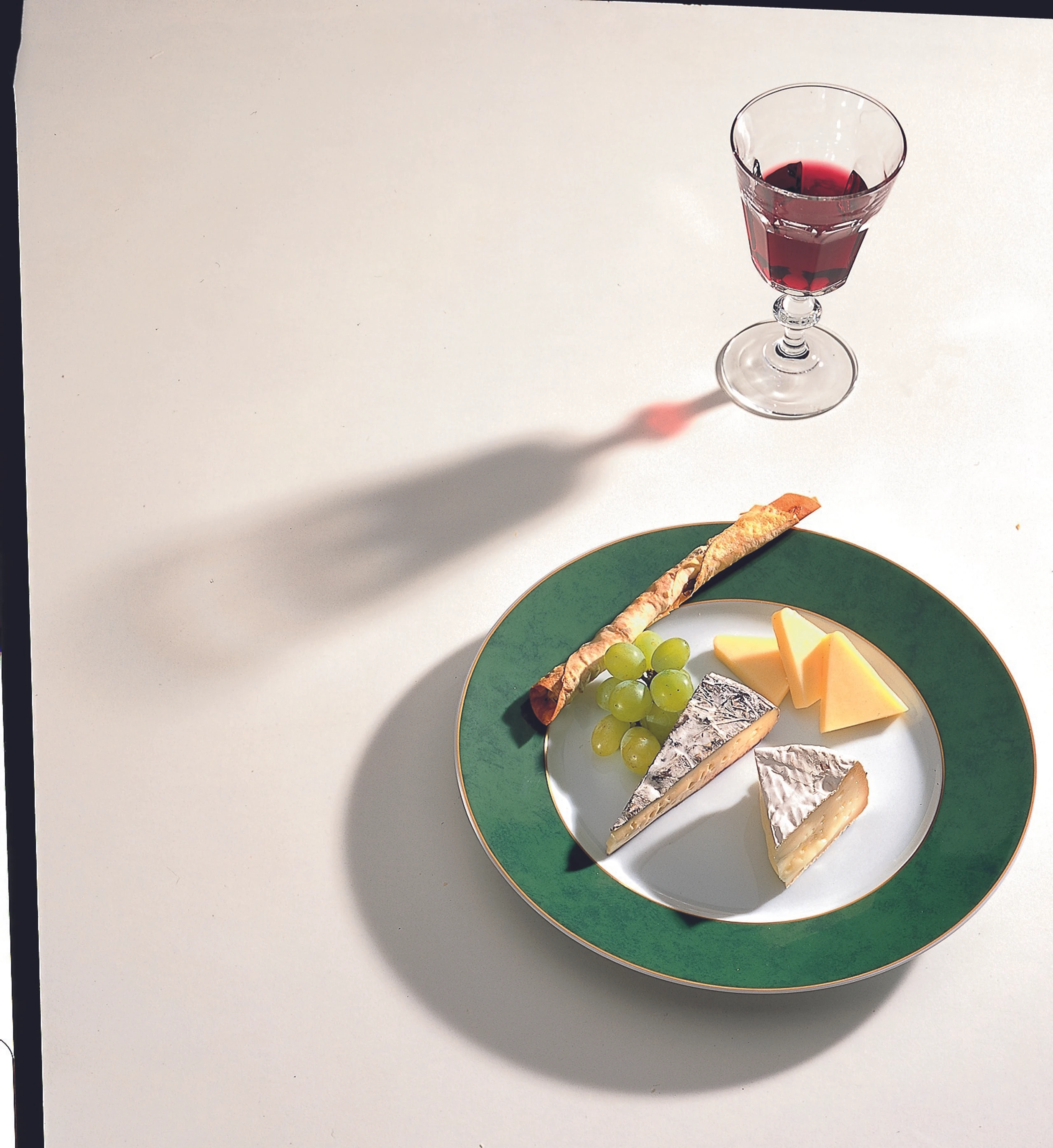 Käsevariation mit Strudelröllchen