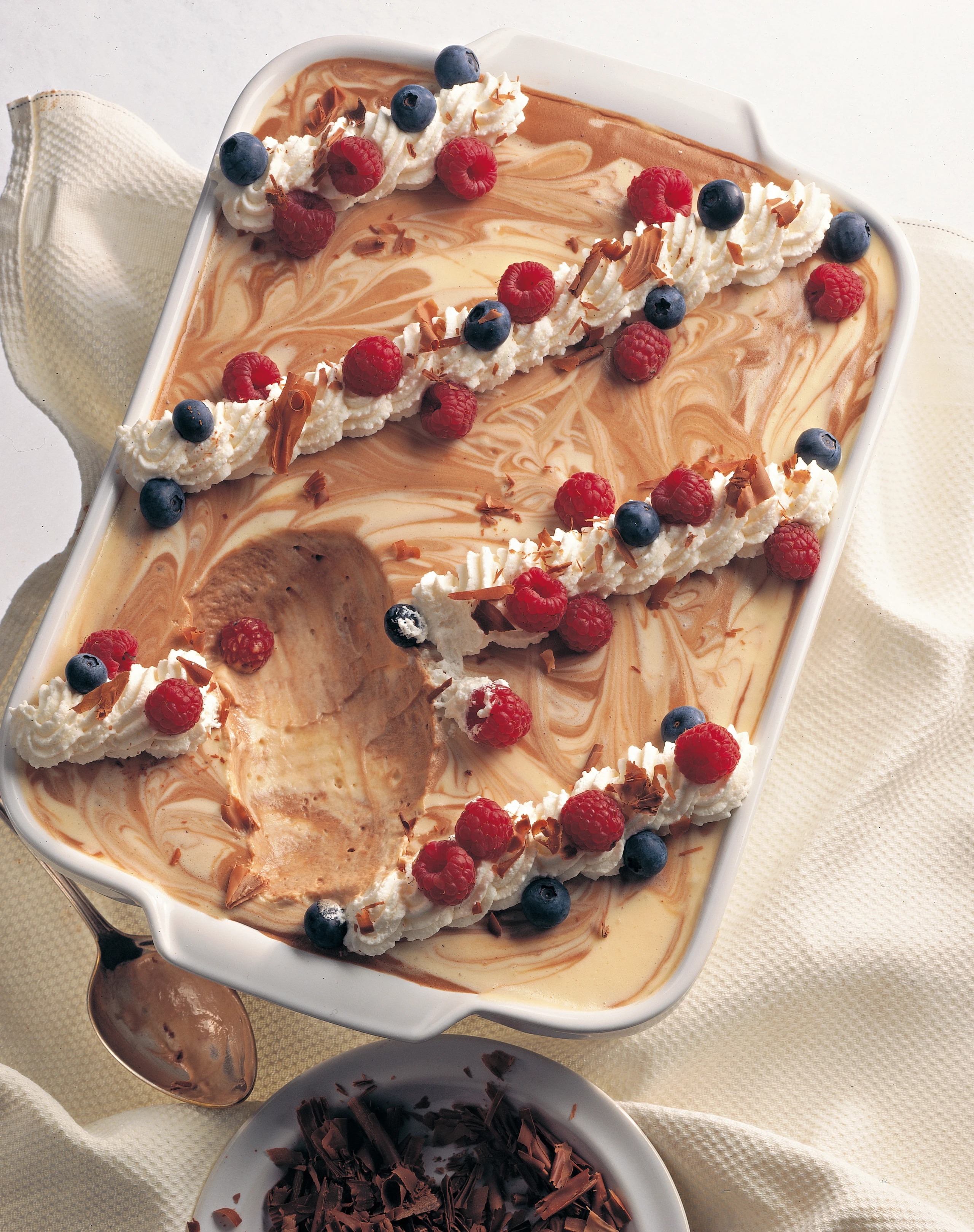 Schokolade-Mousse hell-dunkel