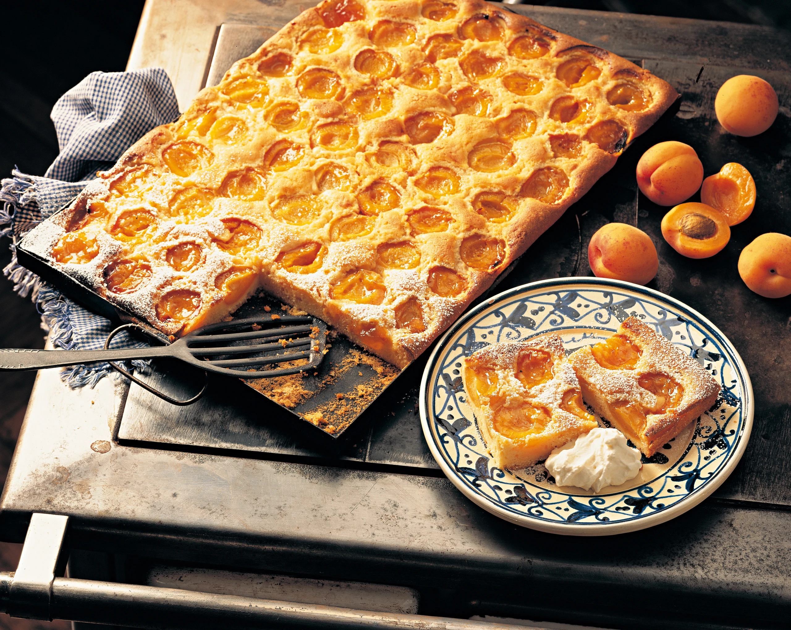 Marillenkuchen vom Blech