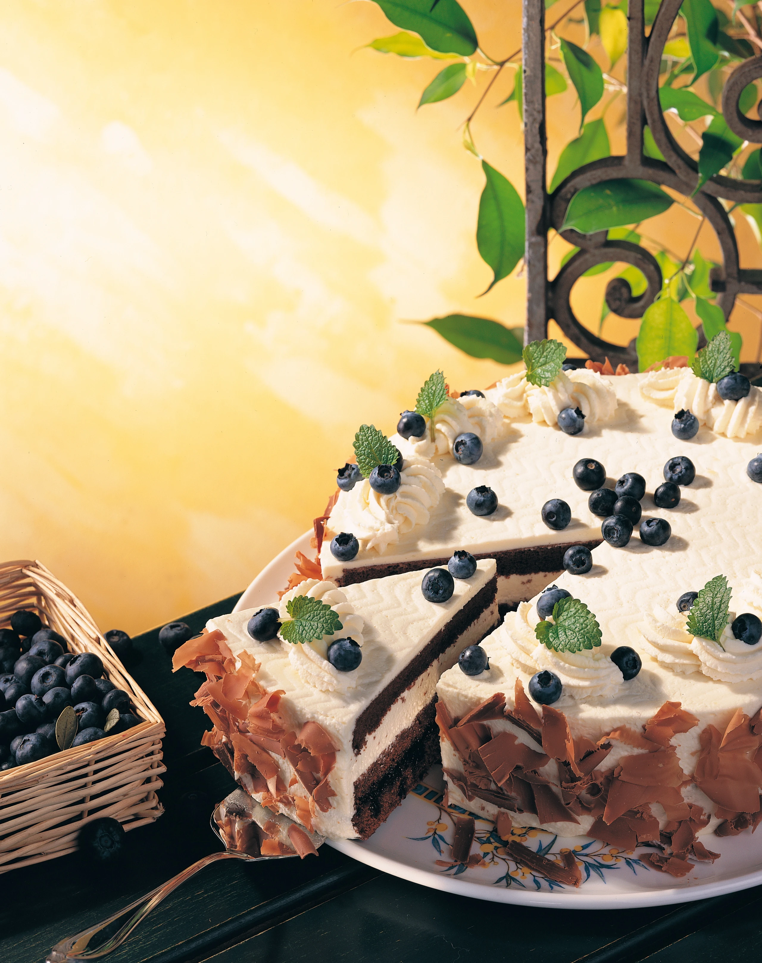 Heidelbeer-Schokolade-Torte