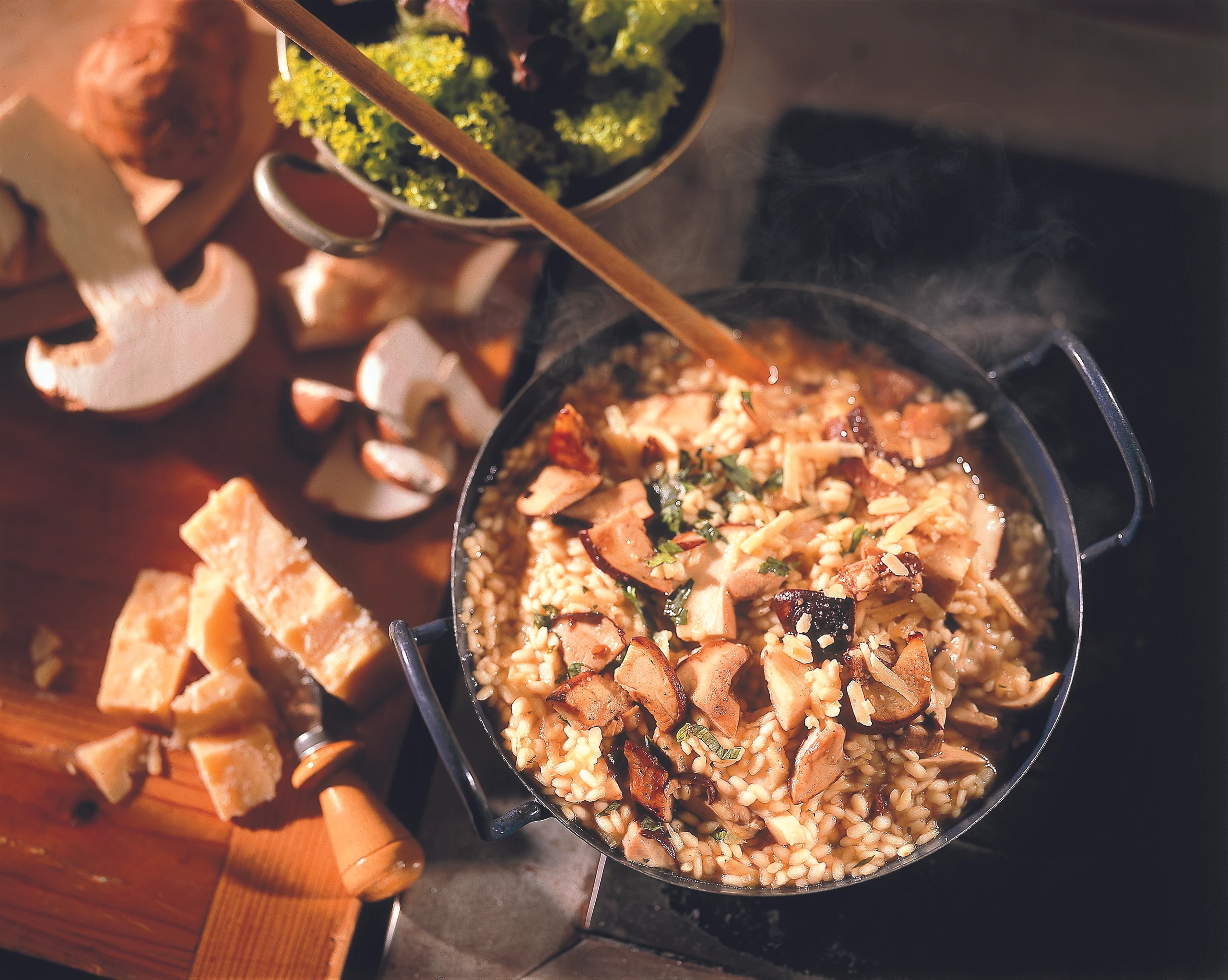 Steinpilz Risotto mit Kräutern