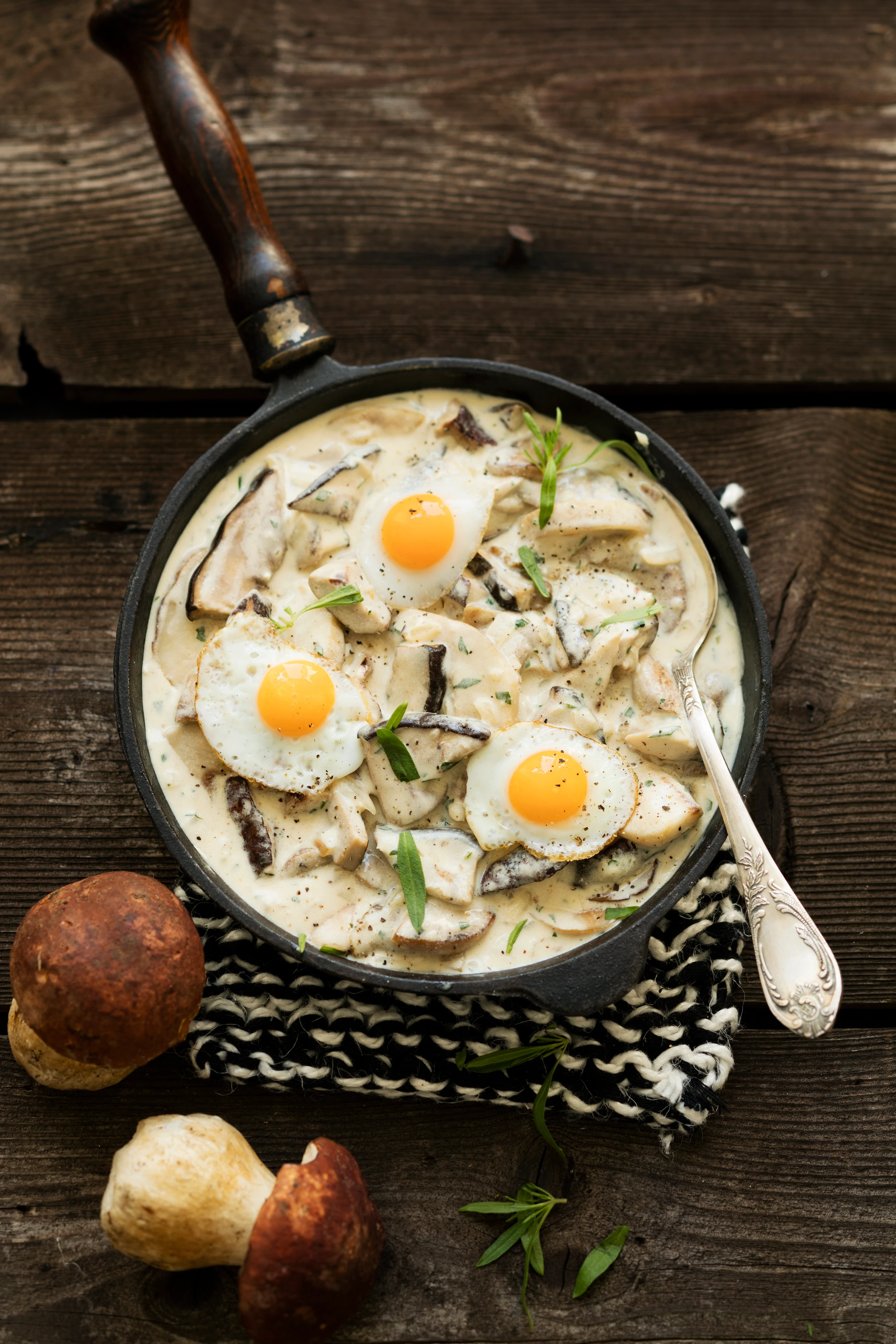 Steinpilze in Rahmsauce