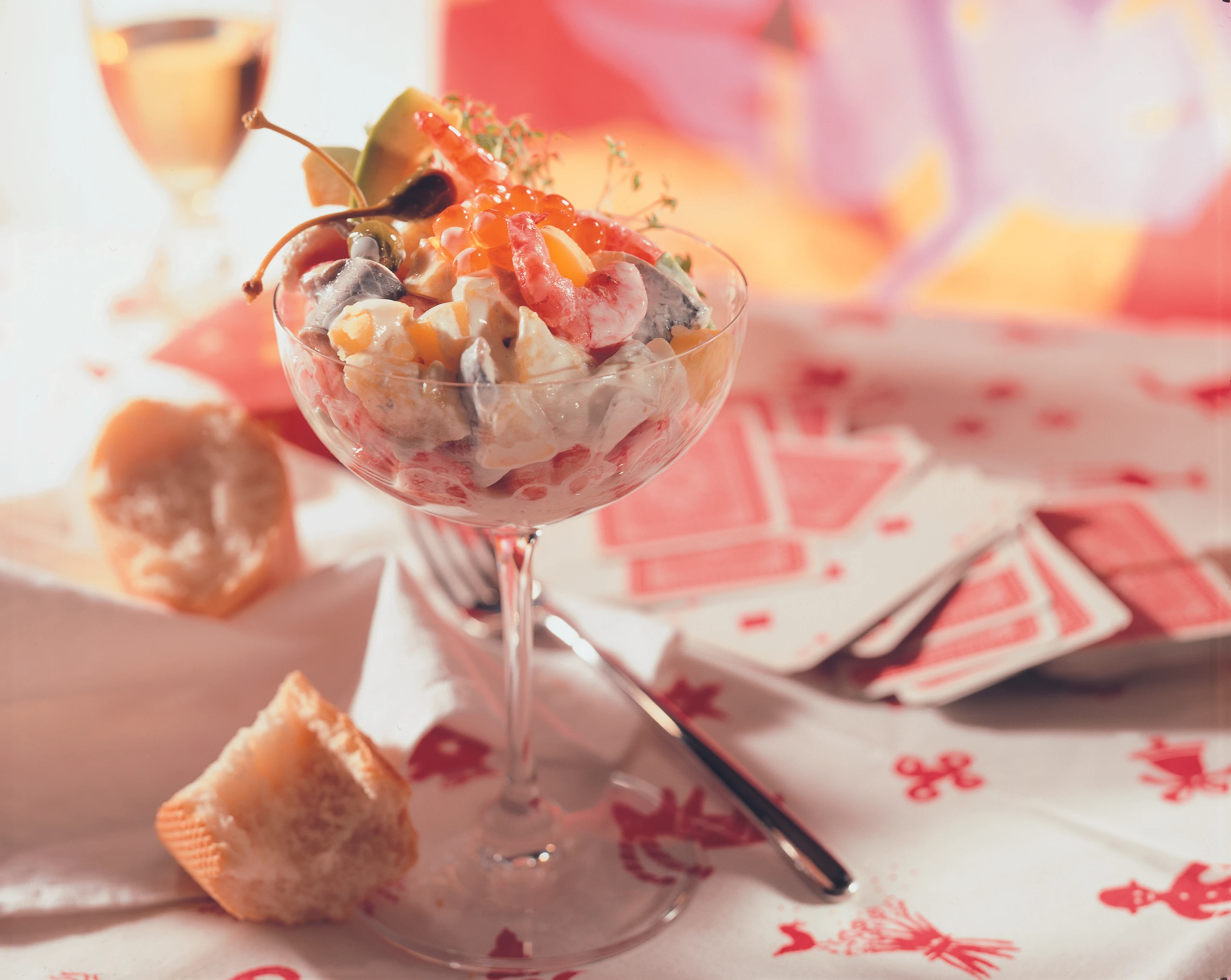 Crevetten-Heringssalat