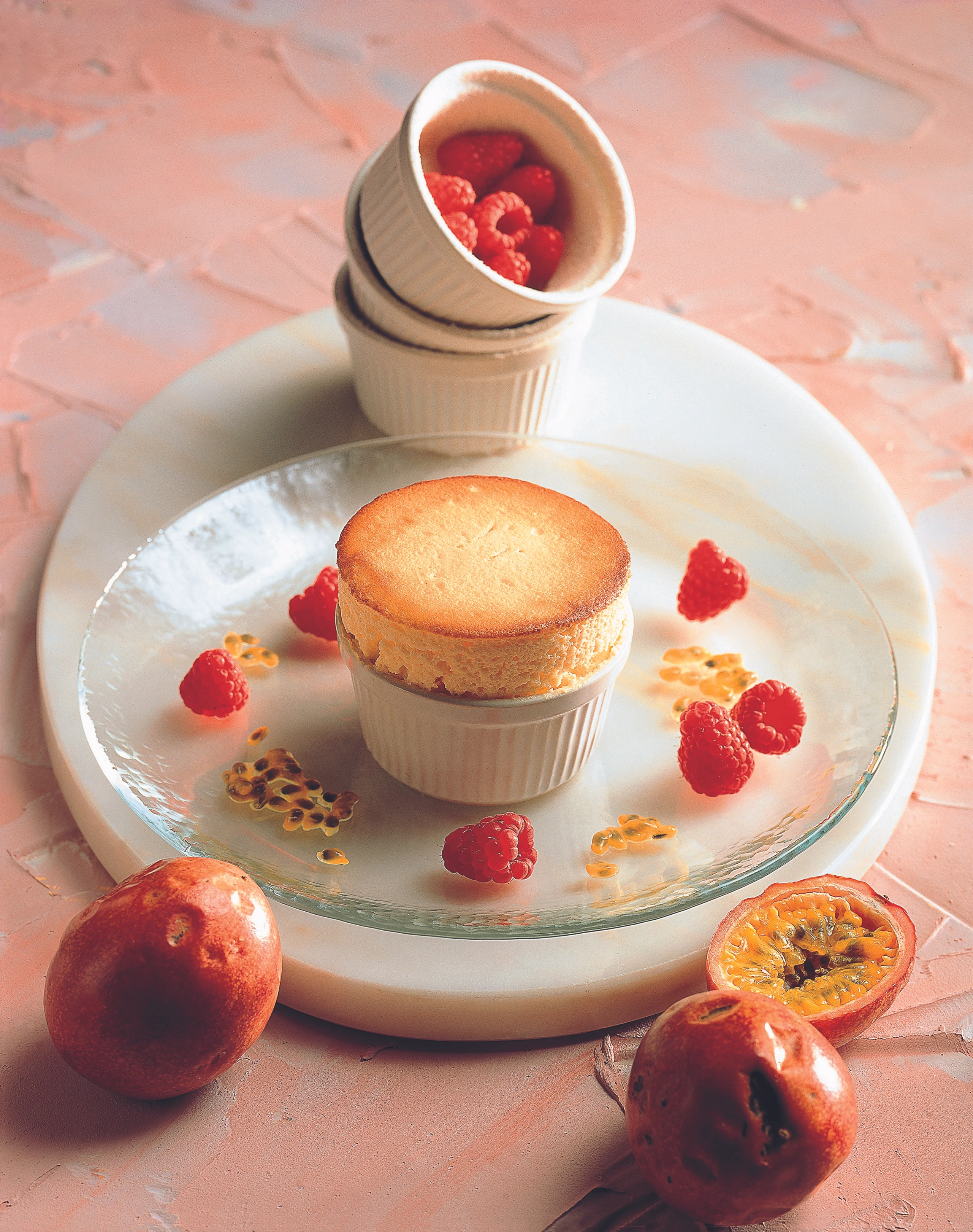 Passionsfrucht-Soufflés