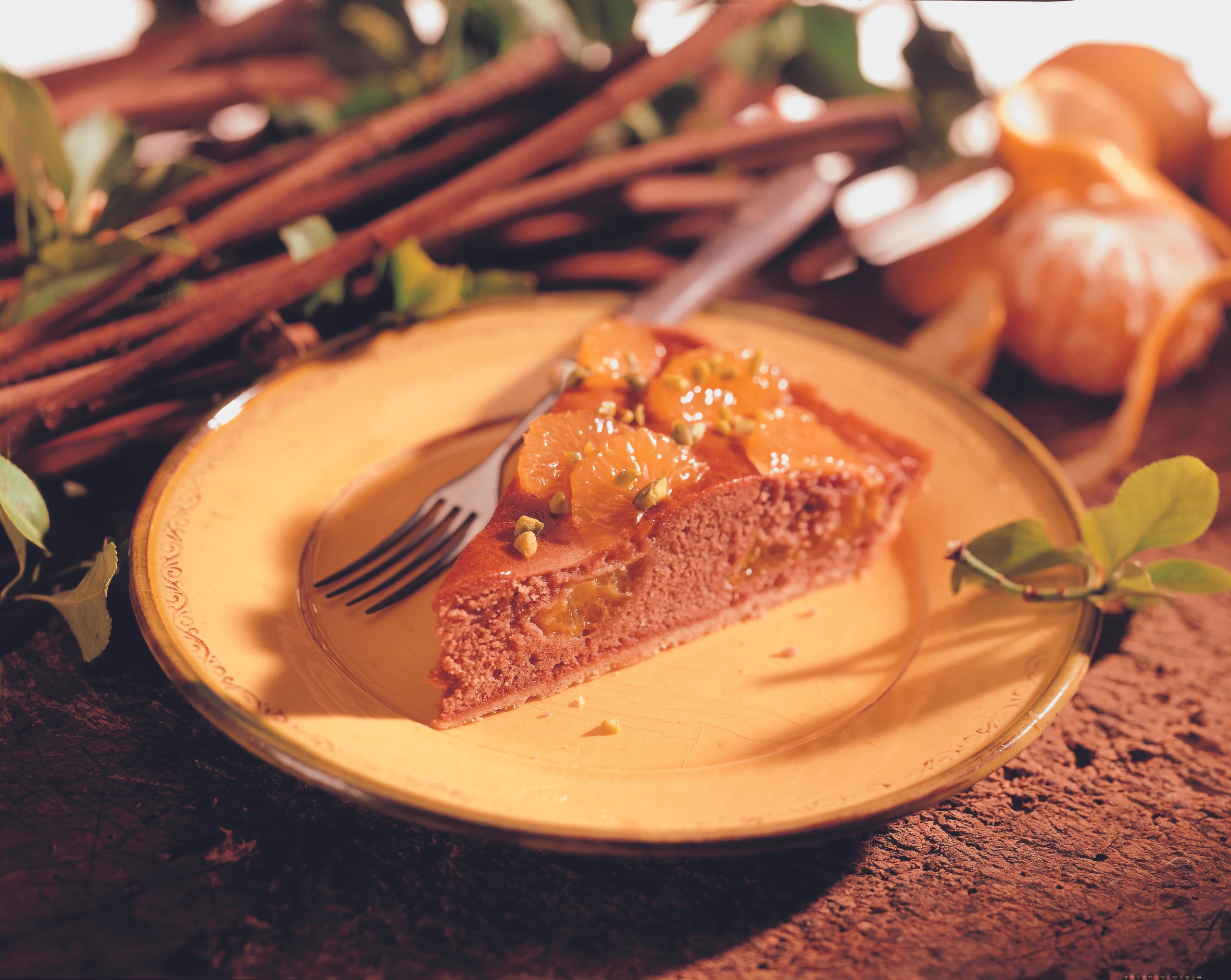 Mandarinen-Tarte mit Marzipan