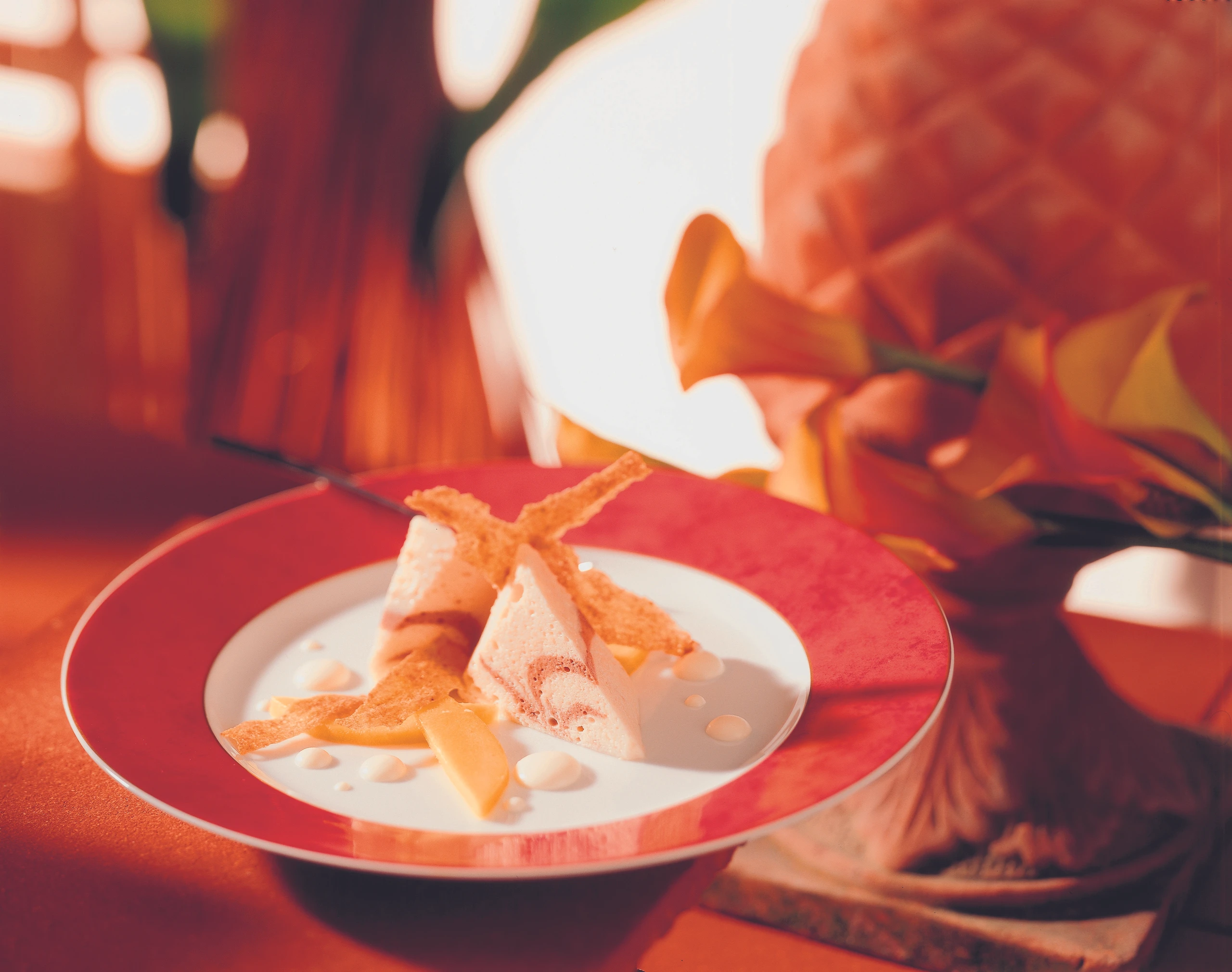 Marmorierte Bananencreme