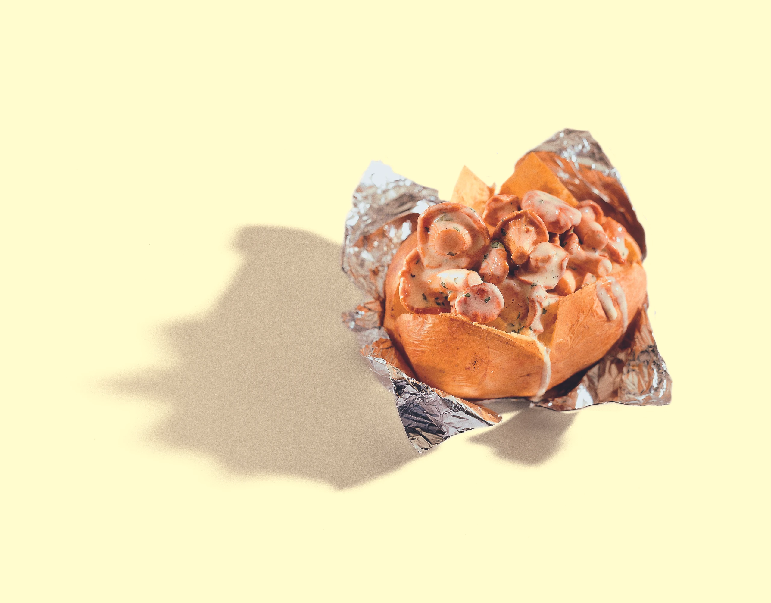 Ofenerdäpfel mit Schwammerlfülle