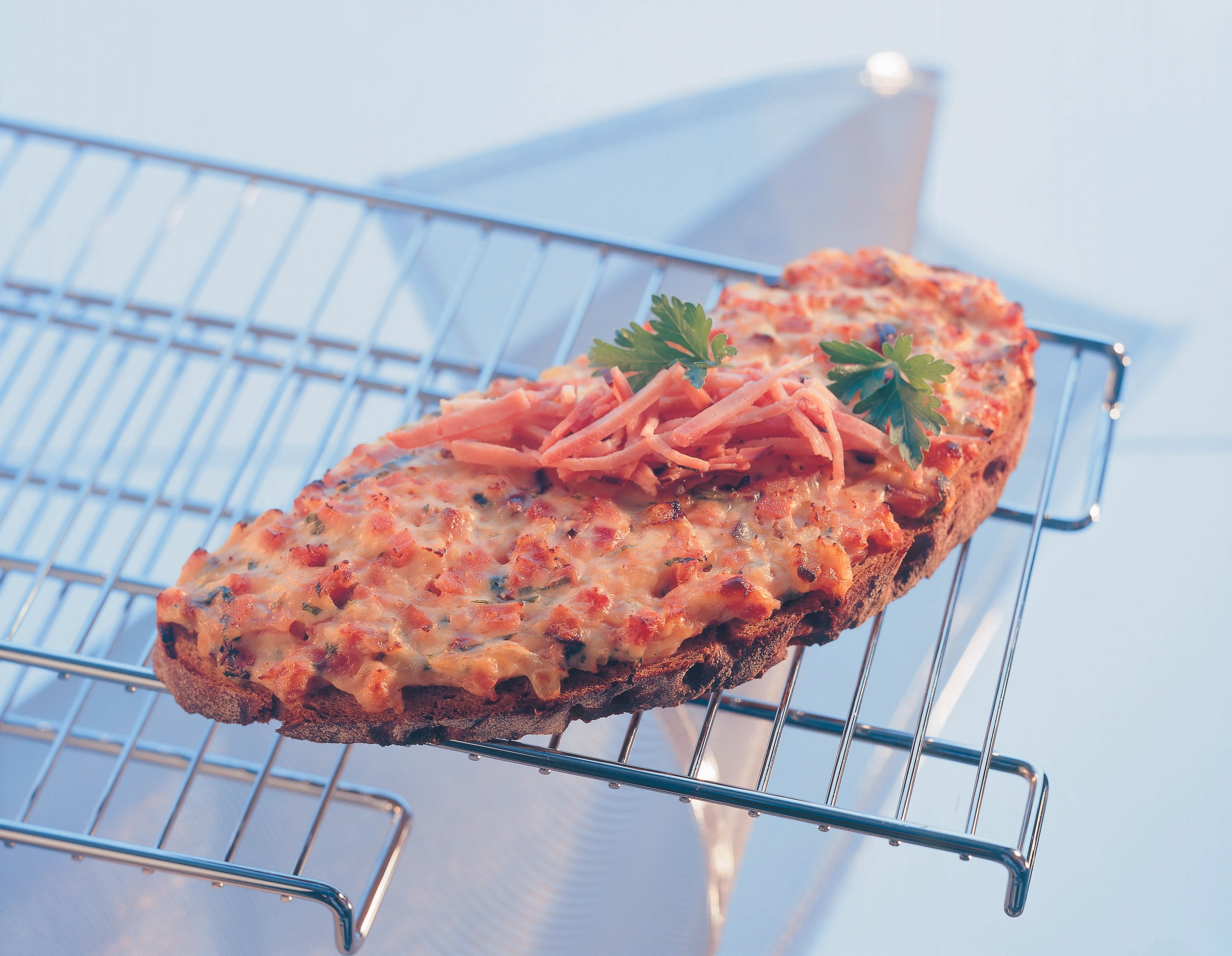 Heiße Selchfleischbrote