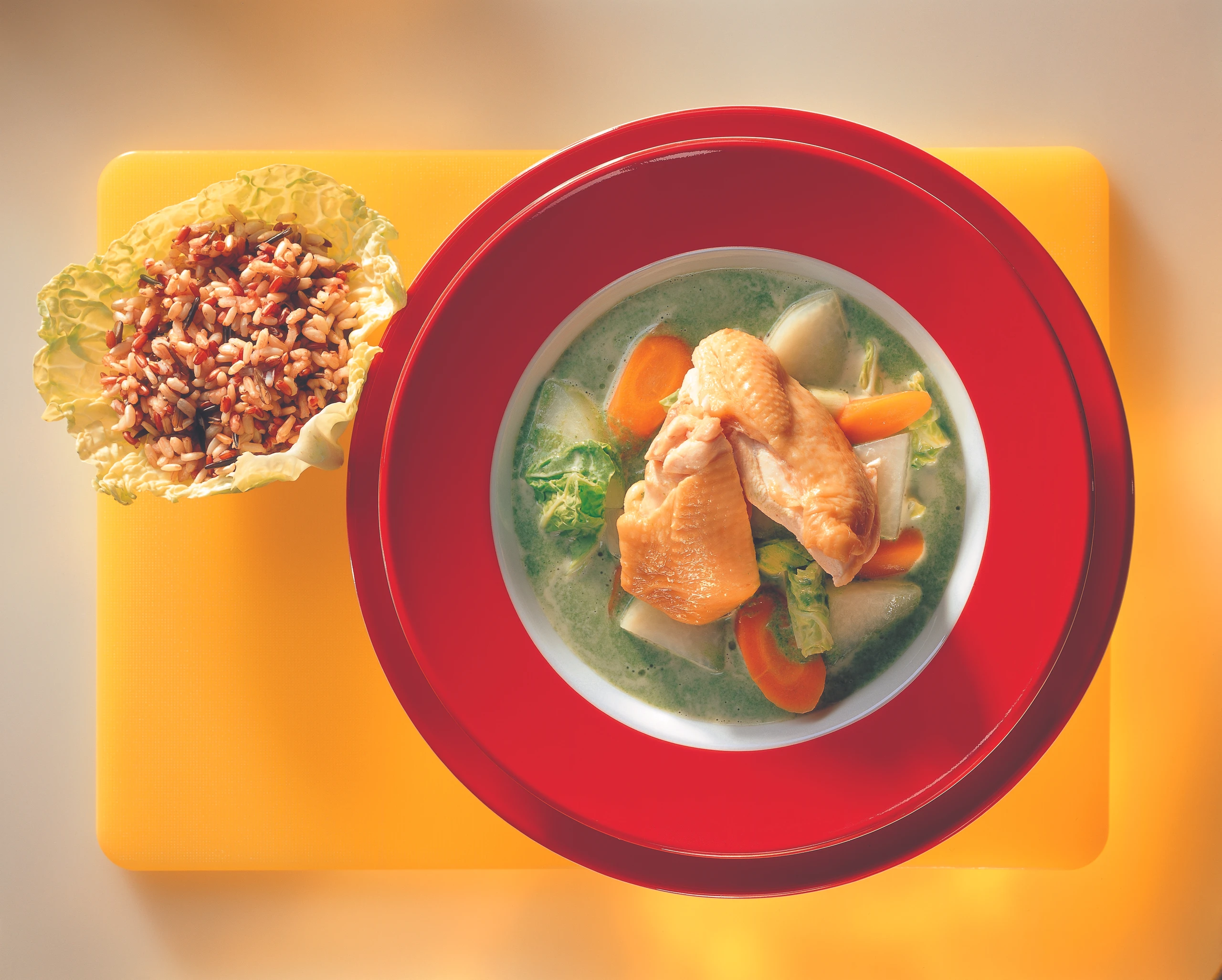 Schneller Hühnereintopf mit Wurzelgemüse