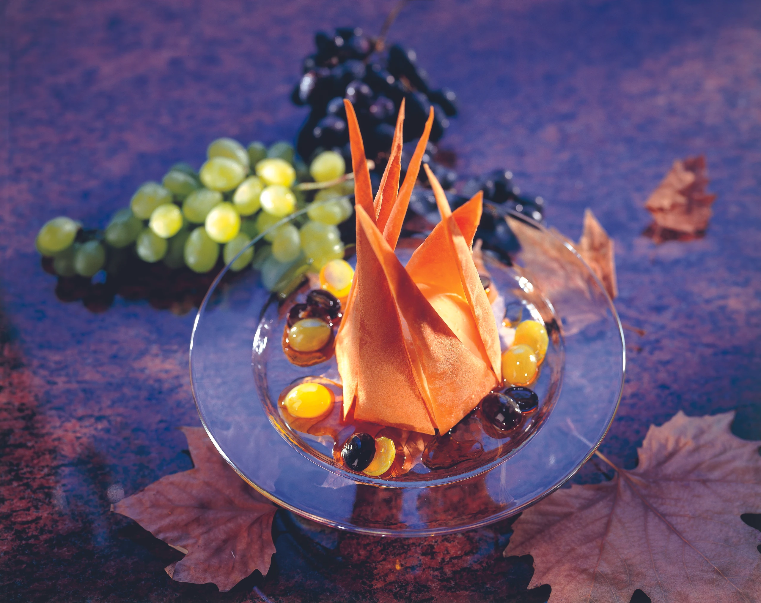 Weincreme mit Knusper-Ecken