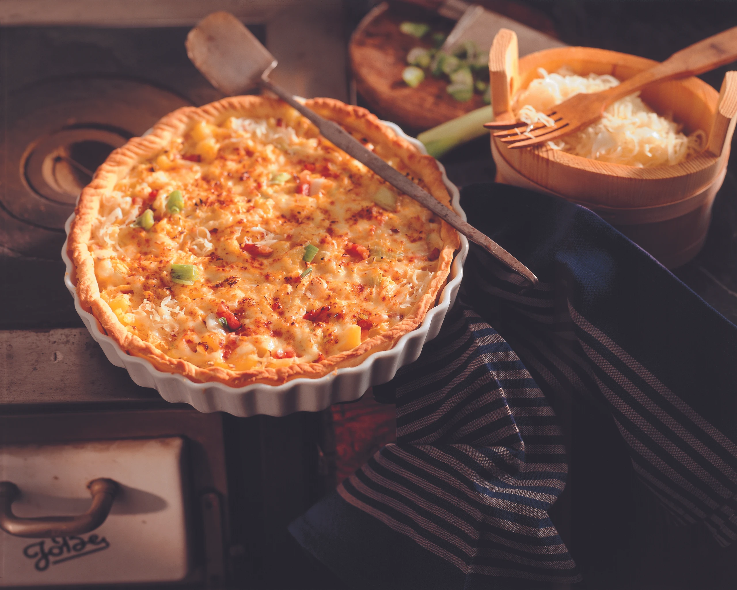 Sauerkraut-Quiche