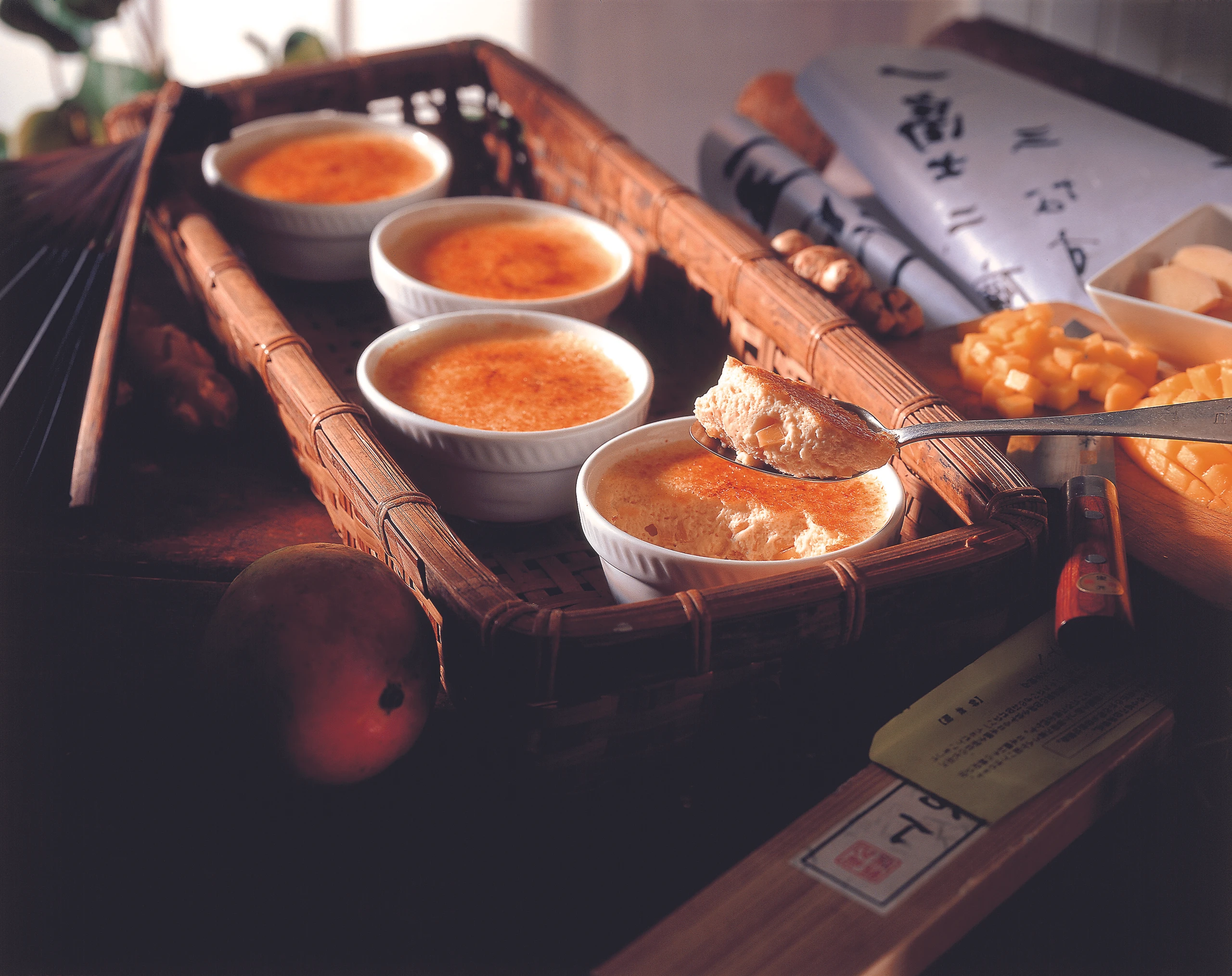 Geflämmte Ingwercreme