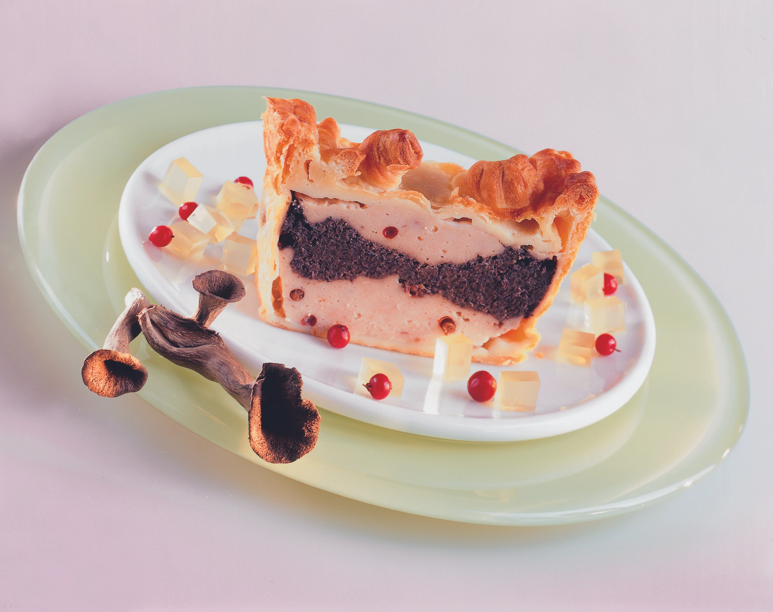 Pilzpastete mit Totentrompeten