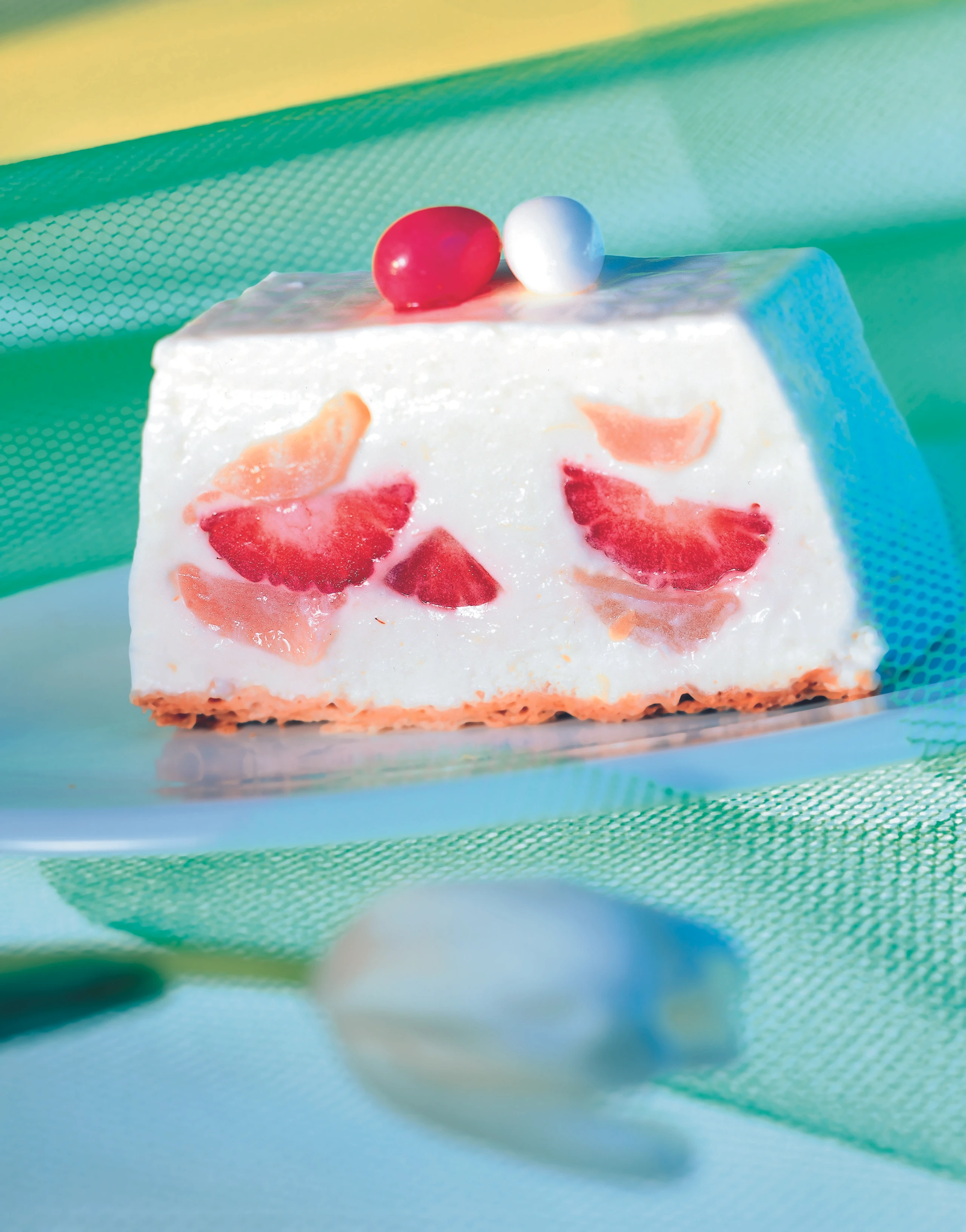 Topfen-Rhabarber-Schnitte