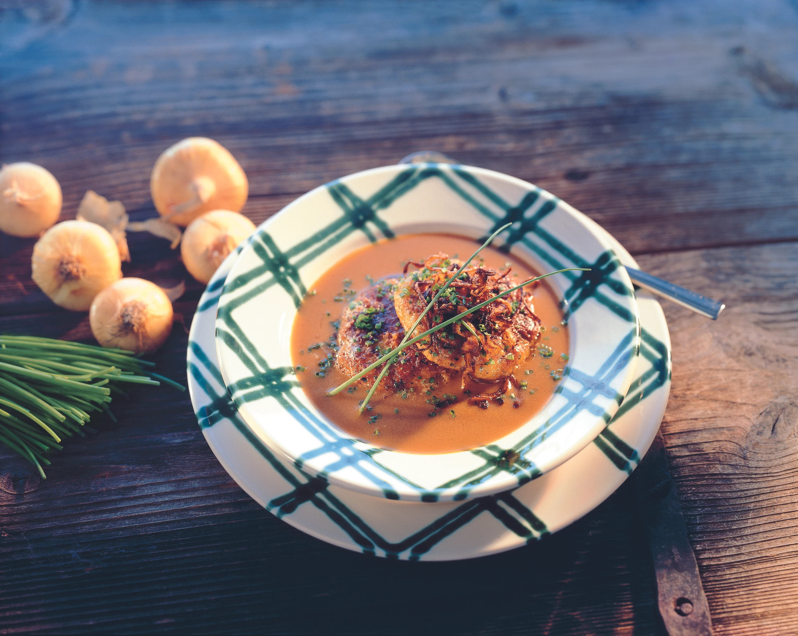 Brennsuppe mit Pressknödel