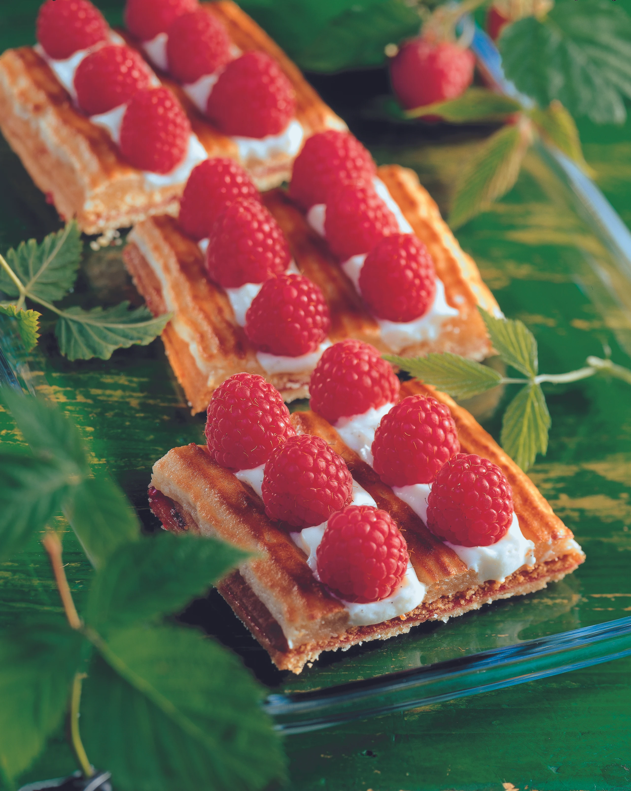 Himbeer-Eisenbahner-Schnitten