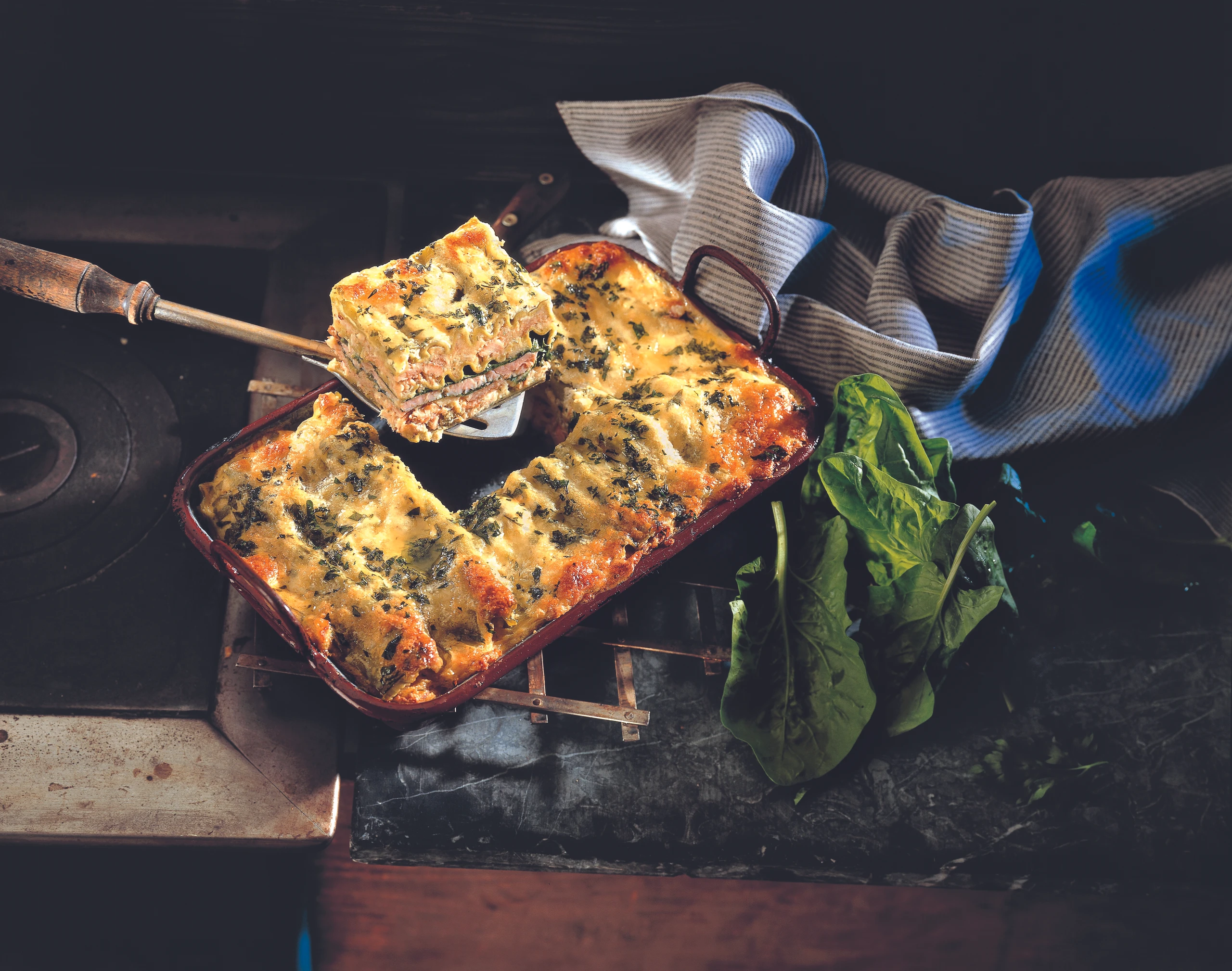 Räucherfisch-Lasagne