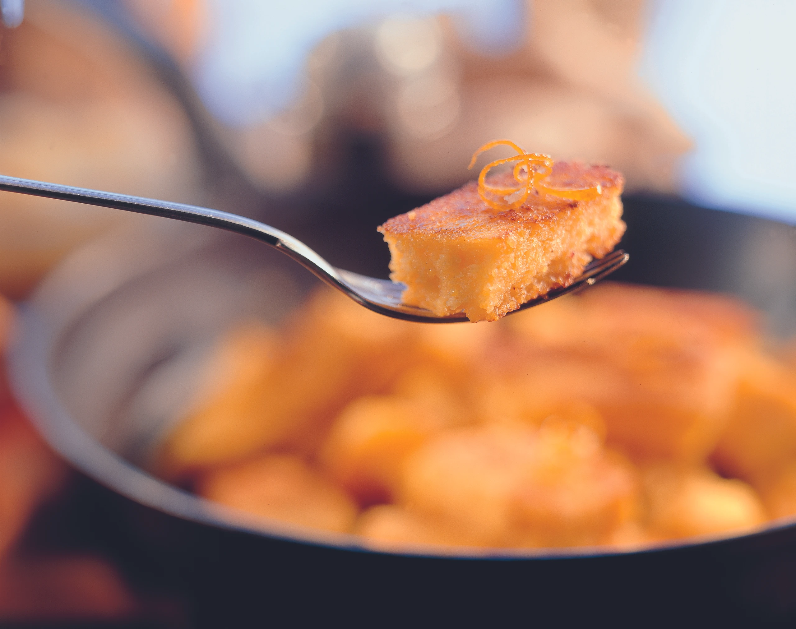 Polenta-Topfenschmarren mit Ingwer