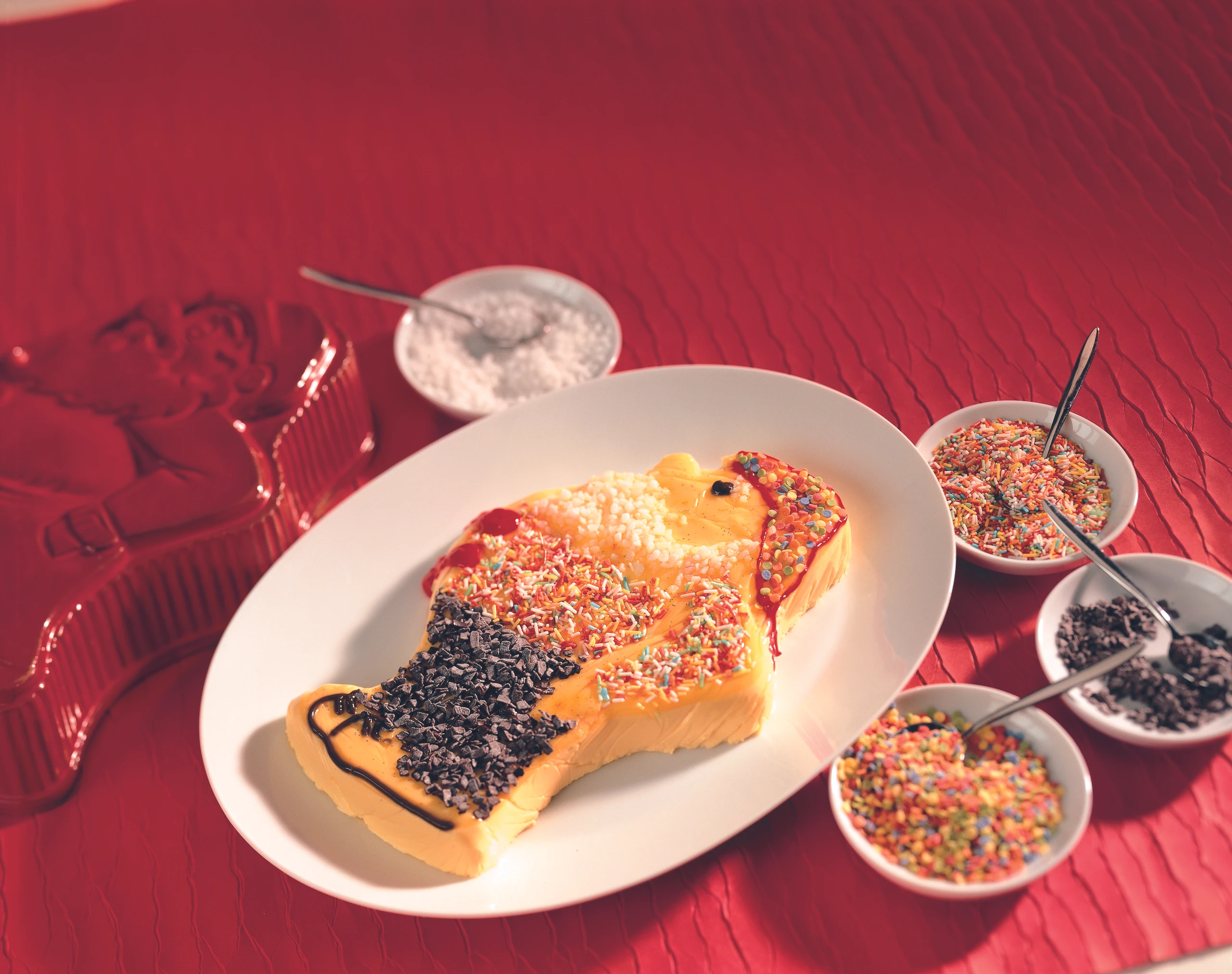 Safran-Panna-Cotta-Zwerg