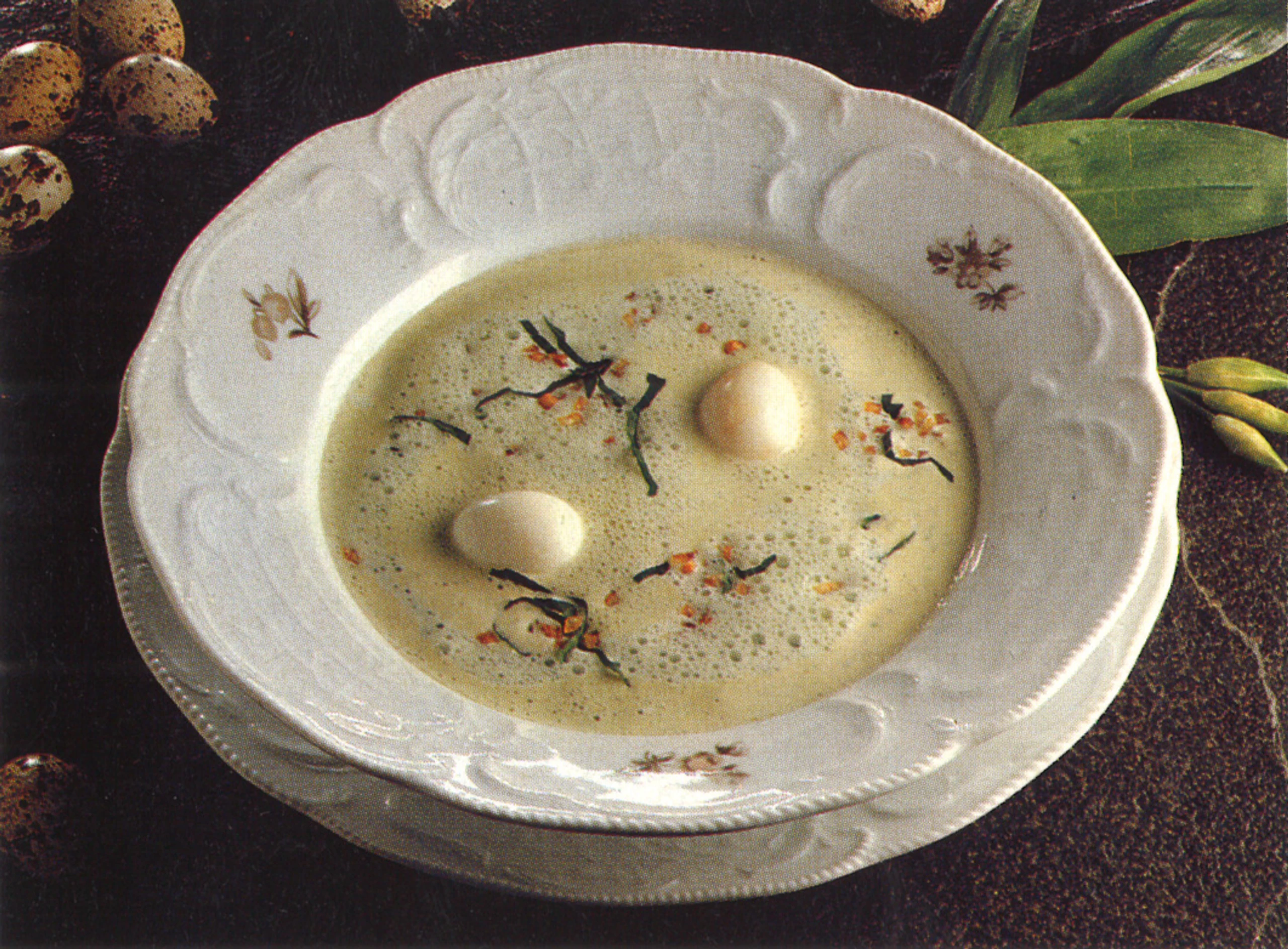 Cremige Bärlauchsuppe