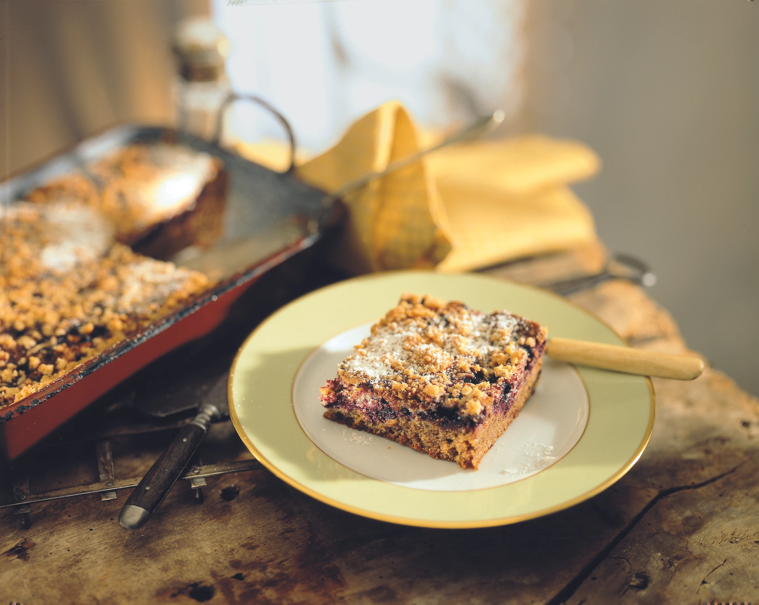 Heidelbeer-Streuselkuchen