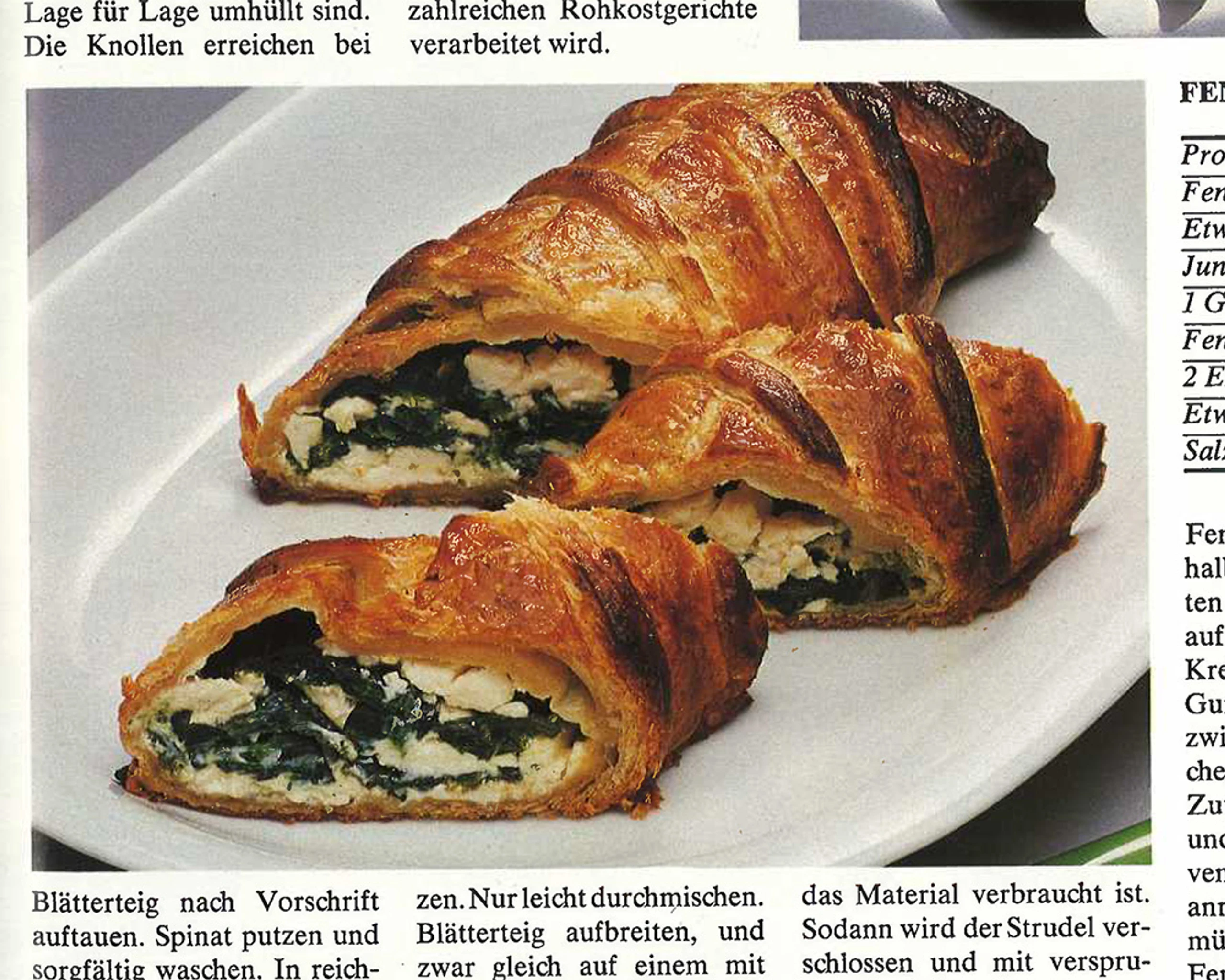 Griechischer Spinatstrudel